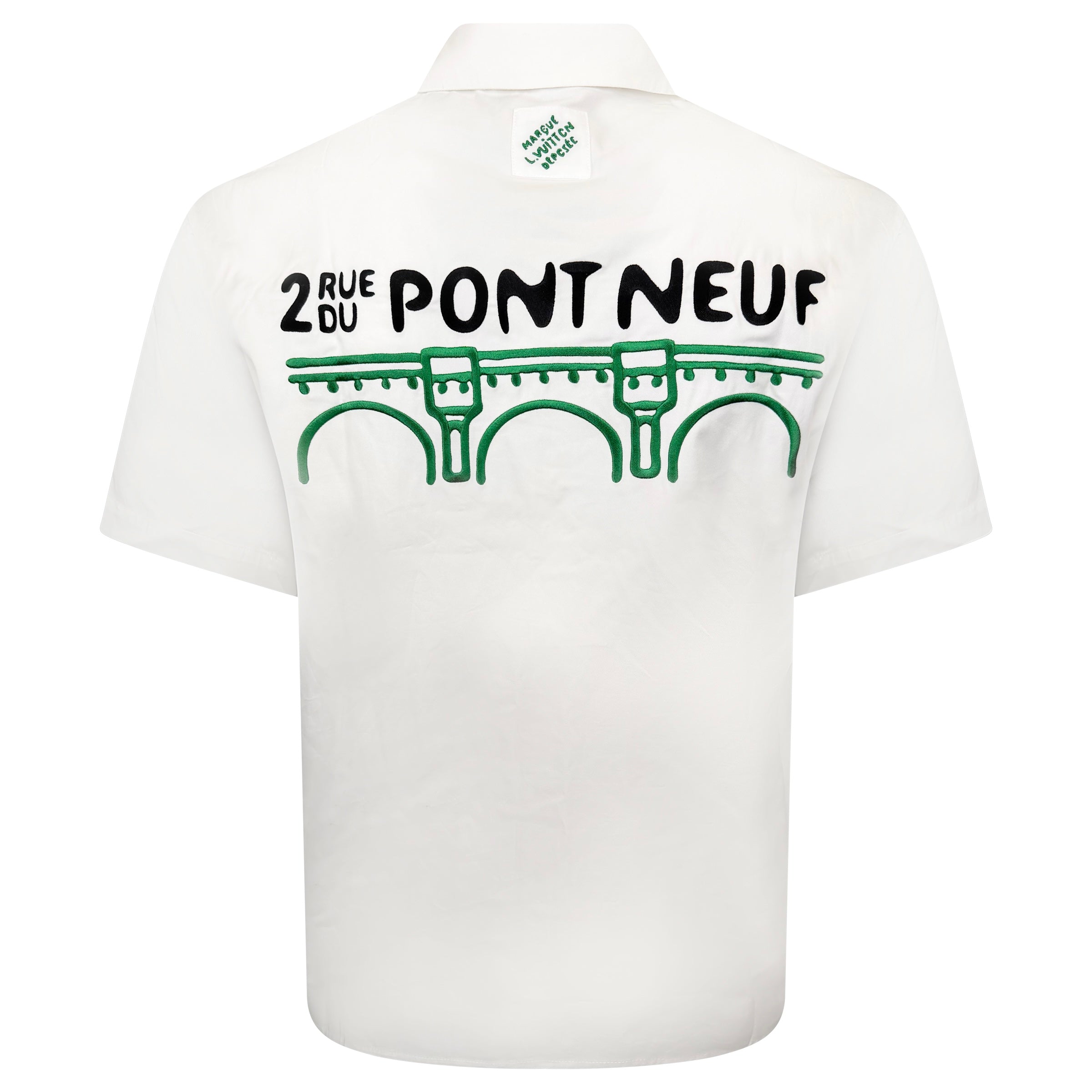 LOUIS VUITTON WHITE PONT NEUF SHIRT - MEDIUM - Affluent ArchivesUsed HIGH END DESIGNER CLOTHING