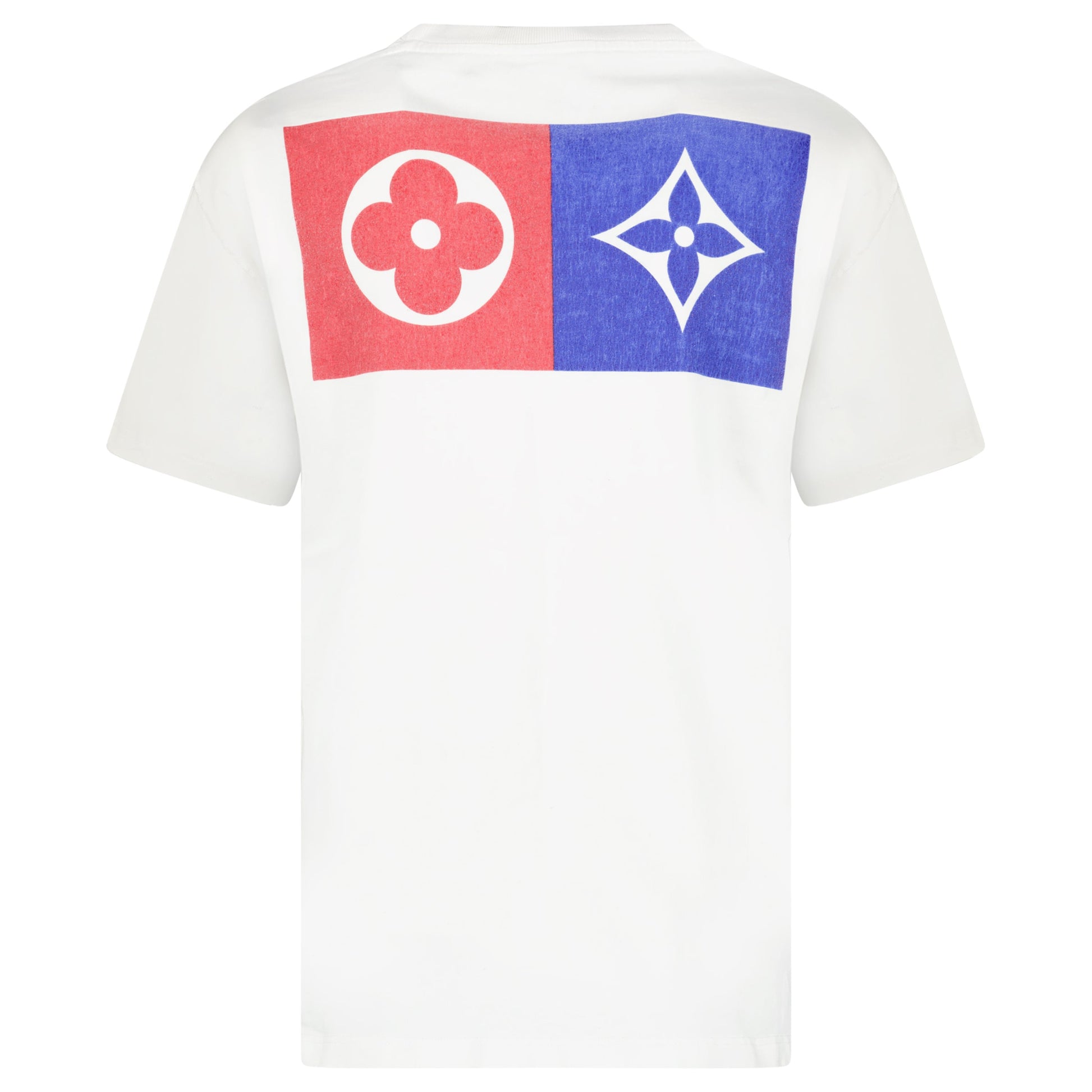 LOUIS VUITTON WHITE T SHIRT - LARGE (Fits Medium) - Affluent ArchivesUsed HIGH END DESIGNER CLOTHING