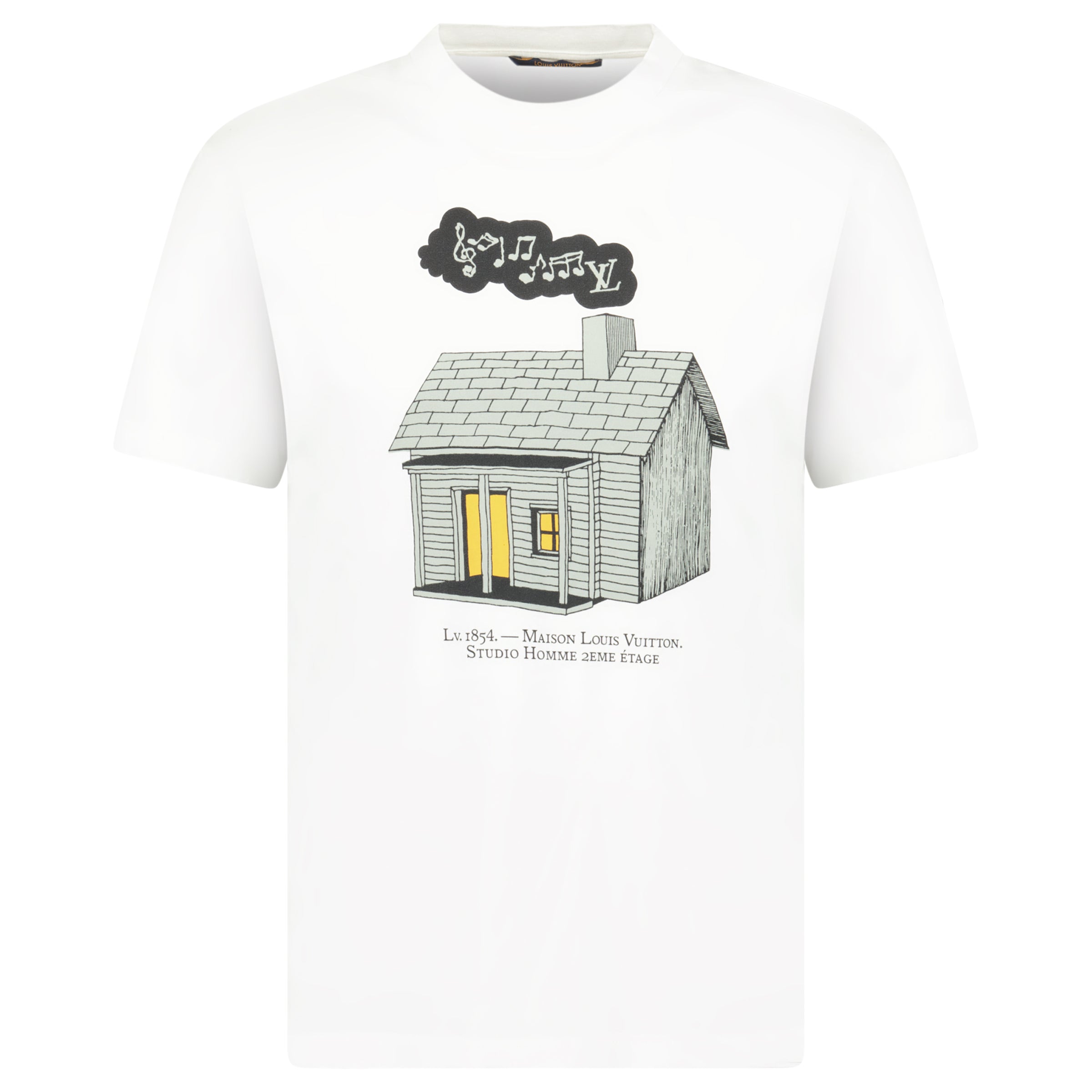 LOUIS VUITTON WHITE T SHIRT - MEDIUM - Affluent ArchivesUsed HIGH END DESIGNER CLOTHING