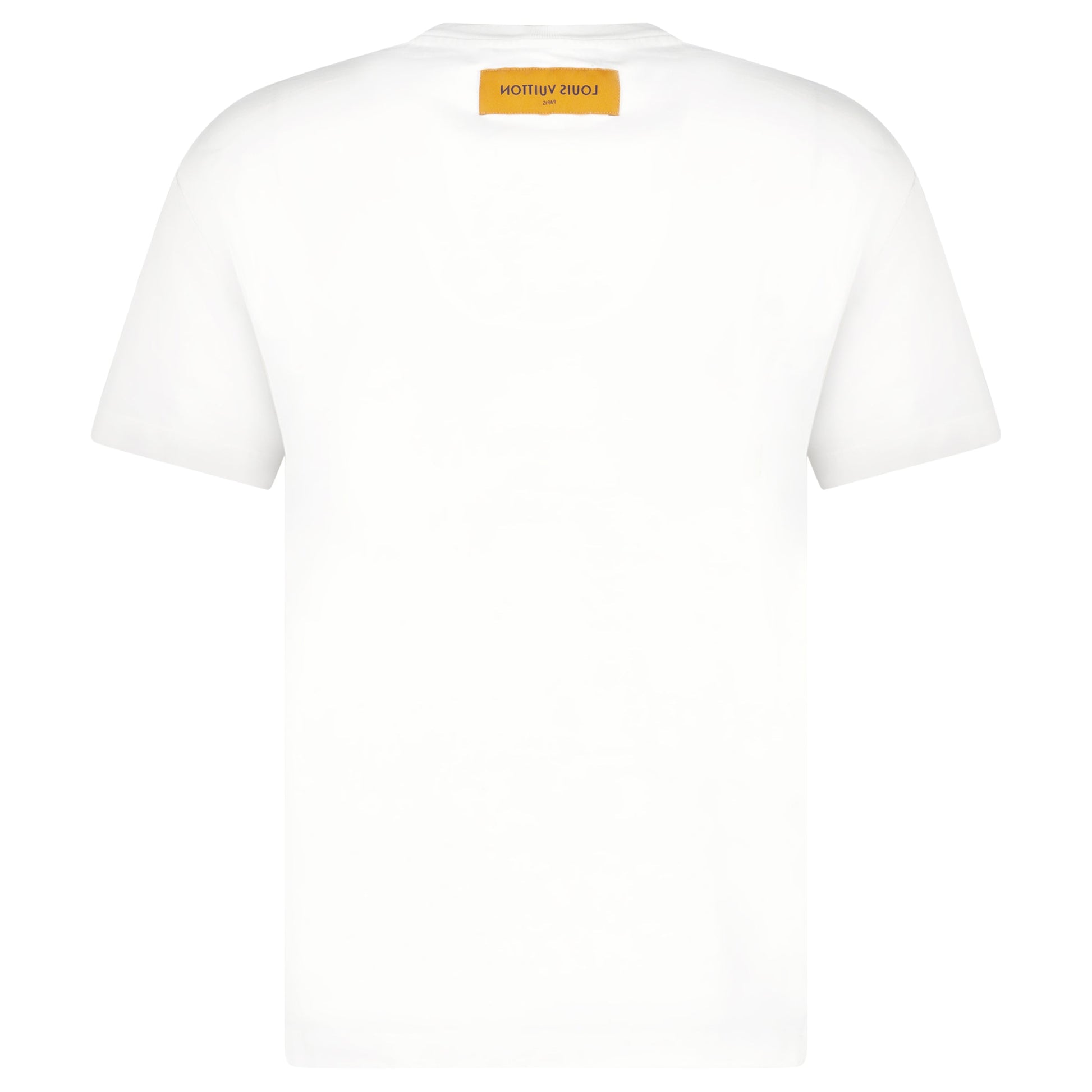 LOUIS VUITTON WHITE T SHIRT - SMALL (Fits Medium) - Affluent ArchivesUsed HIGH END DESIGNER CLOTHING