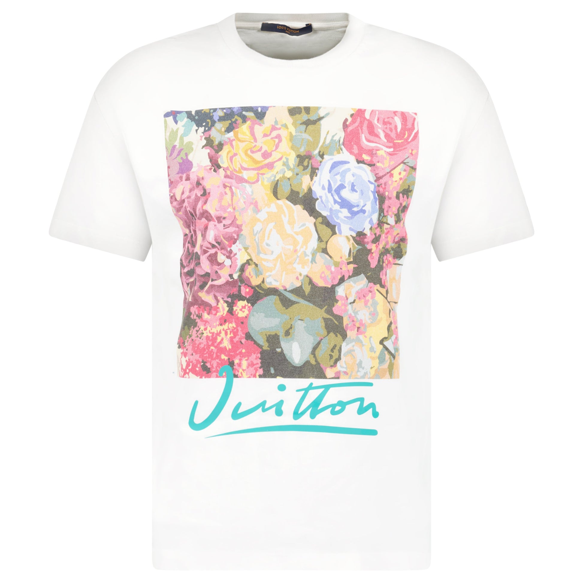 LOUIS VUITTON WHITE T SHIRT - SMALL (Fits Medium) - Affluent ArchivesUsed HIGH END DESIGNER CLOTHING