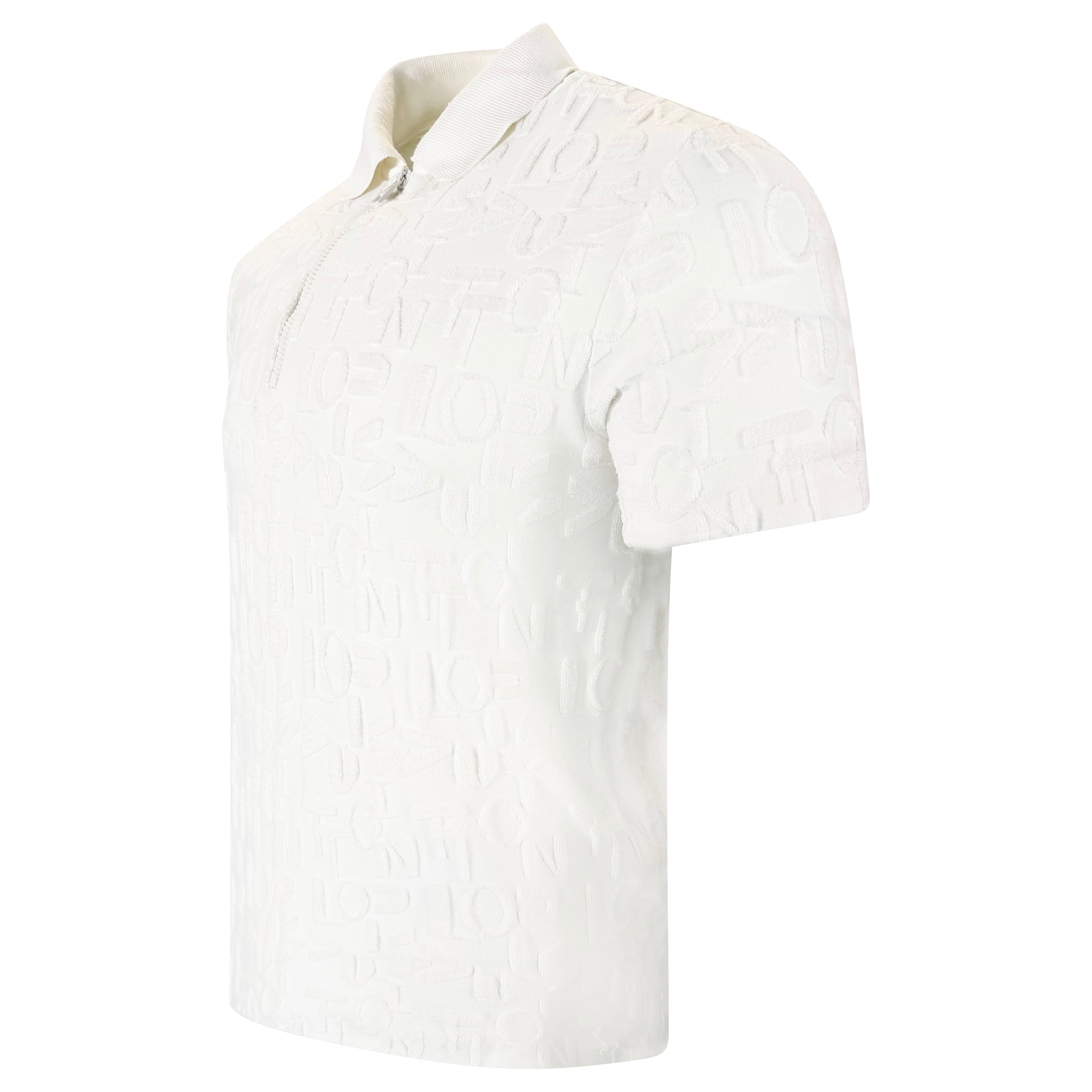 LOUIS VUITTON WHITE TOWELLING POLO - XS (Fits S) | PRE OWNED - Affluent ArchivesUsed HIGH END DESIGNER CLOTHING