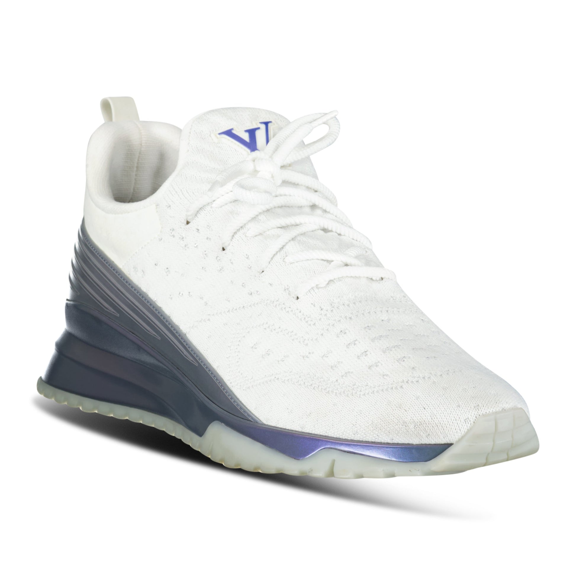 LOUIS VUITTON WHITE VNR SNEAKER - UK 10 (Fit 11) - Affluent ArchivesUsed HIGH END DESIGNER CLOTHING