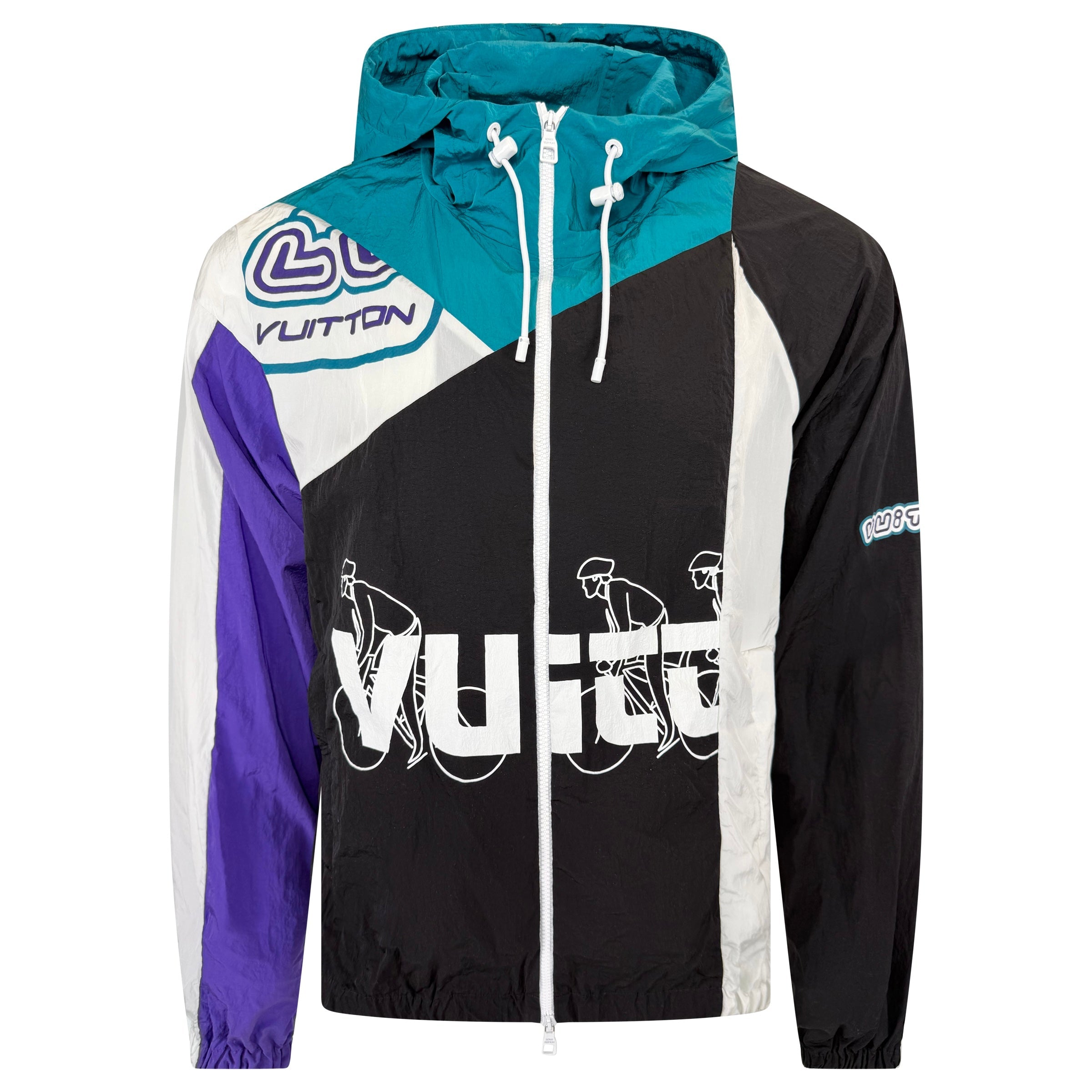LOUIS VUITTON X VIRGIL ABLOH WINDBREAKER - XL (Fits Large) - Affluent ArchivesUsed HIGH END DESIGNER CLOTHING