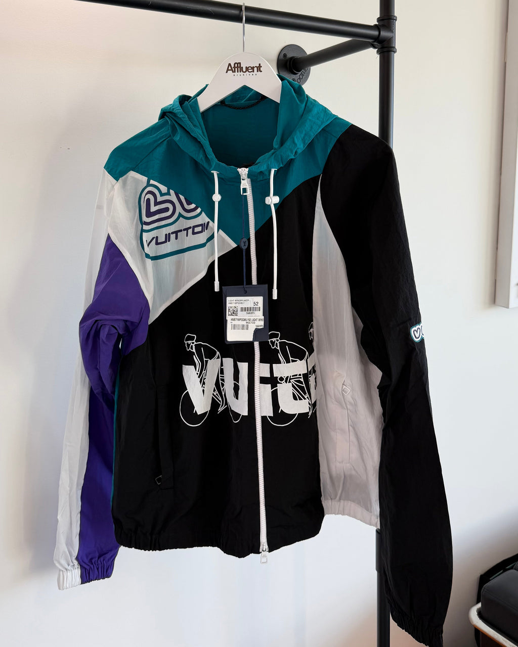 LOUIS VUITTON X VIRGIL ABLOH WINDBREAKER - XL (Fits Large) NEW - Affluent ArchivesUsed HIGH END DESIGNER CLOTHING