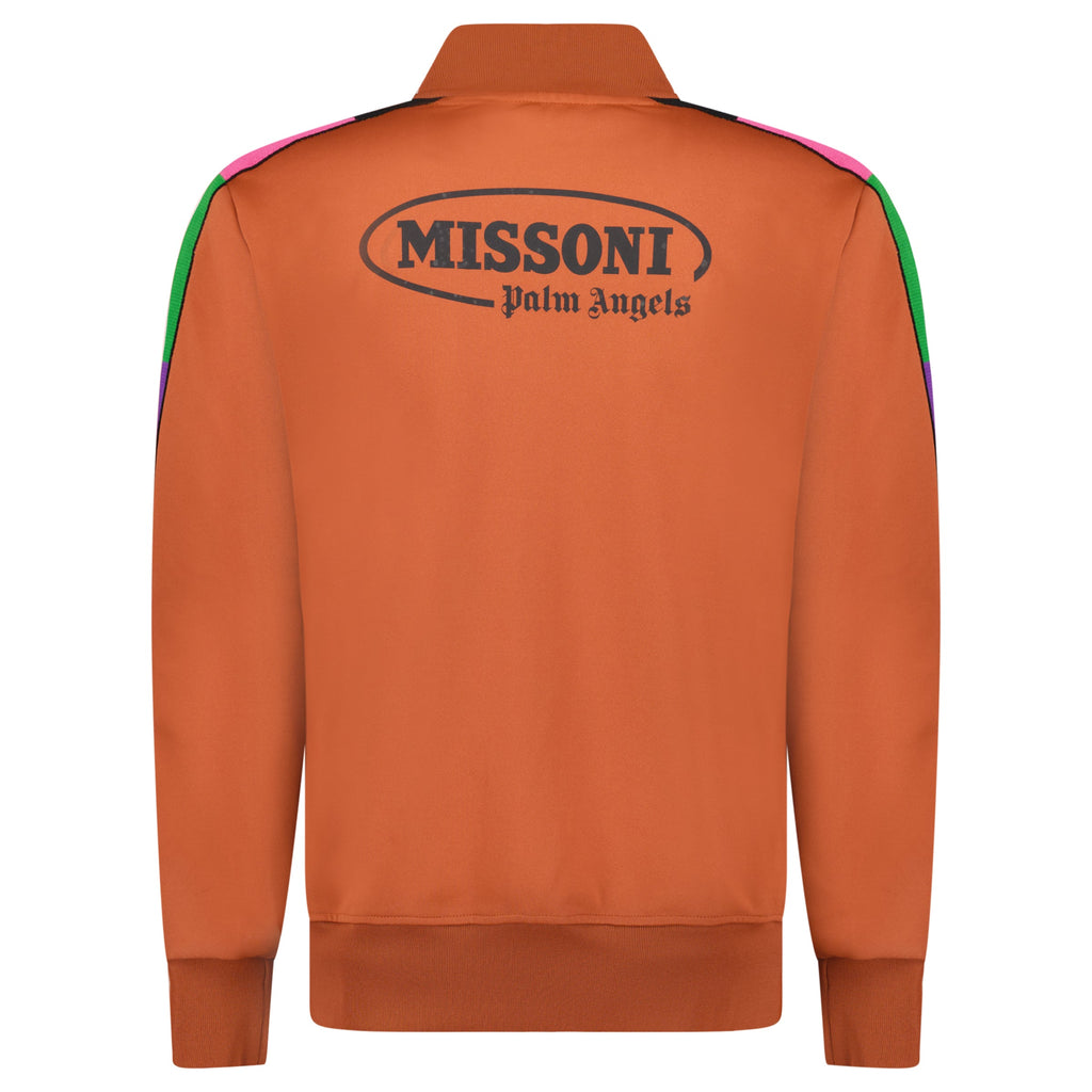 MISSONI X PALM ANGELS ZIP JACKET ORANGE - LARGE - Affluent ArchivesUsed HIGH END DESIGNER CLOTHING