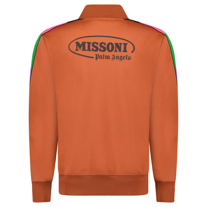MISSONI X PALM ANGELS ZIP JACKET ORANGE - LARGE - Affluent ArchivesUsed HIGH END DESIGNER CLOTHING