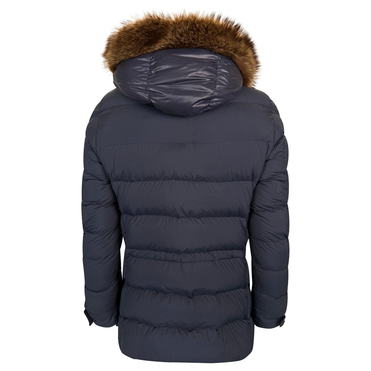 MONCLER AUGERT COAT NAVY - SIZE 4 (L) | PRE OWNED - Affluent ArchivesUsed HIGH END DESIGNER CLOTHING