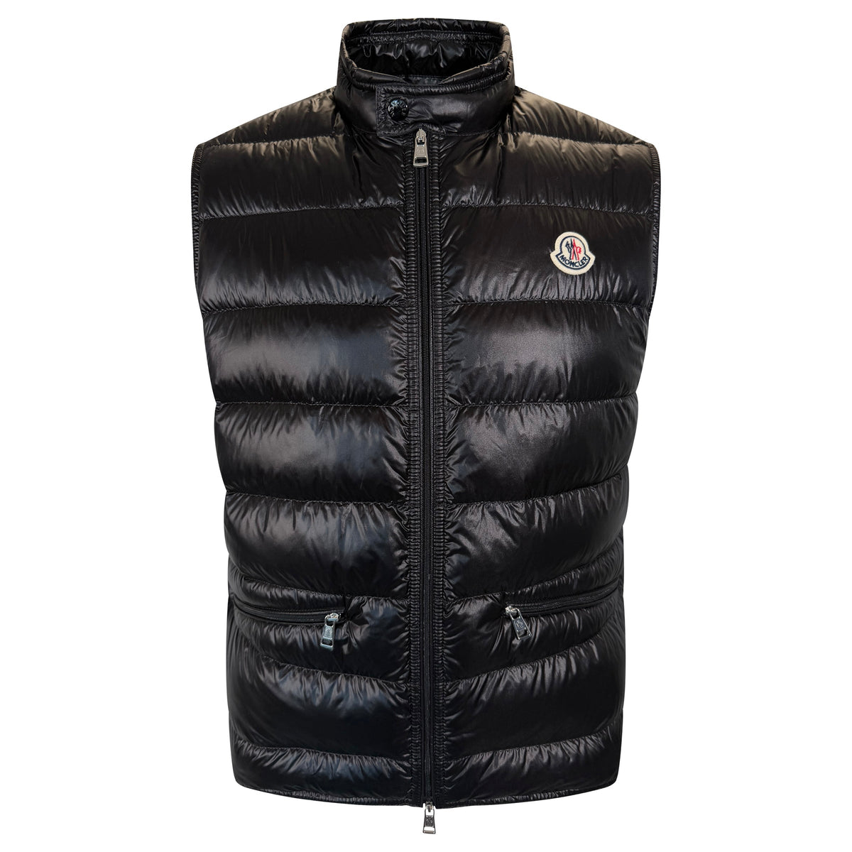 MONCLER BLACK GILET - SIZE 4 (Fits Medium) | PRE OWNED - Affluent ArchivesUsed HIGH END DESIGNER CLOTHING