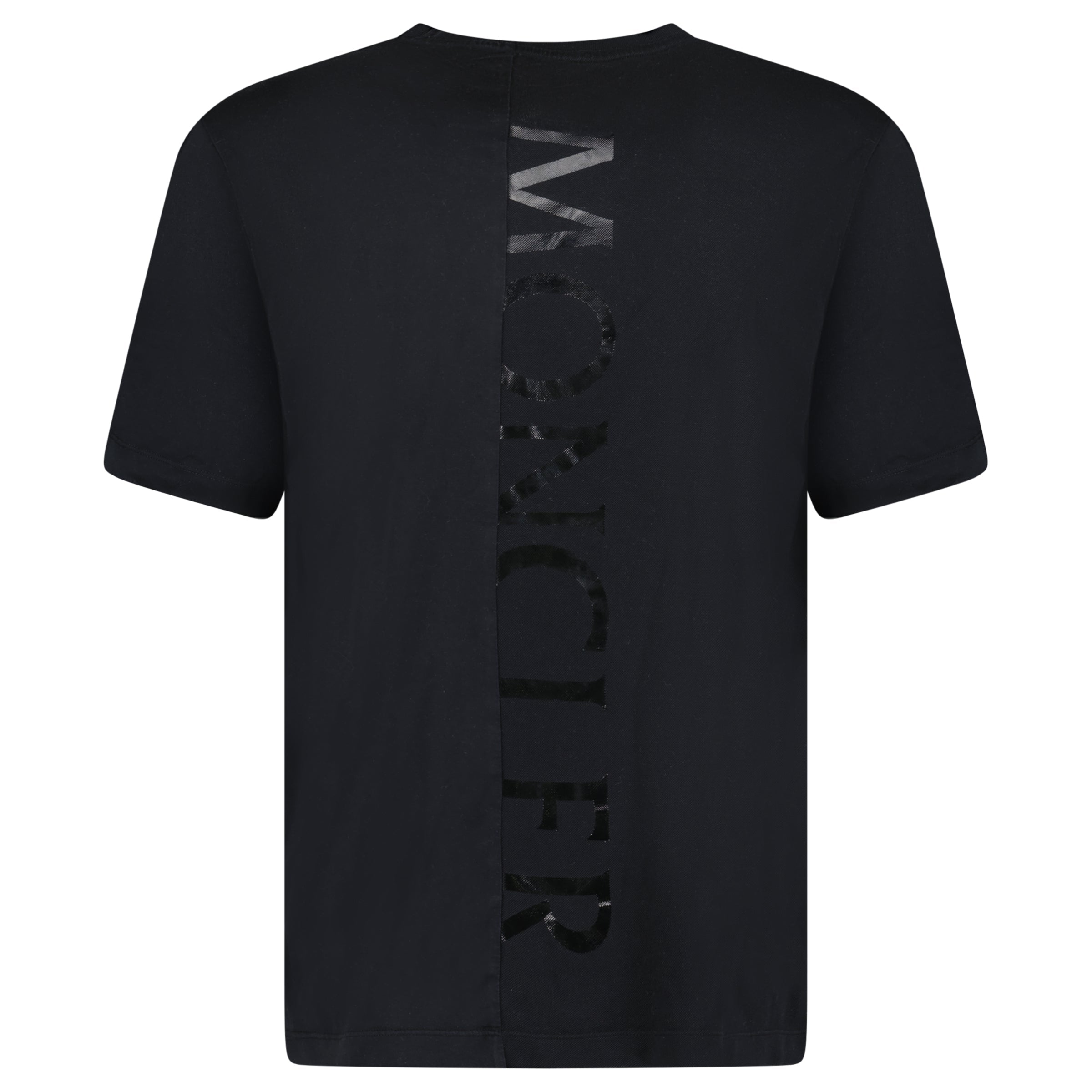 MONCLER BLACK T SHIRT - LARGE | PRE OWNED - Affluent ArchivesUsed HIGH END DESIGNER CLOTHING