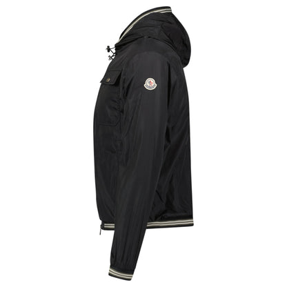 MONCLER BLACK WINDBREAKER - SIZE 1 (S) - Affluent ArchivesUsed HIGH END DESIGNER CLOTHING
