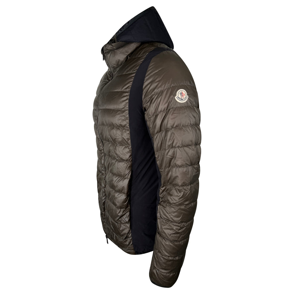 MONCLER BROWN / BLACK JACKET - SIZE 4 (L) - Affluent ArchivesUsed HIGH END DESIGNER CLOTHING