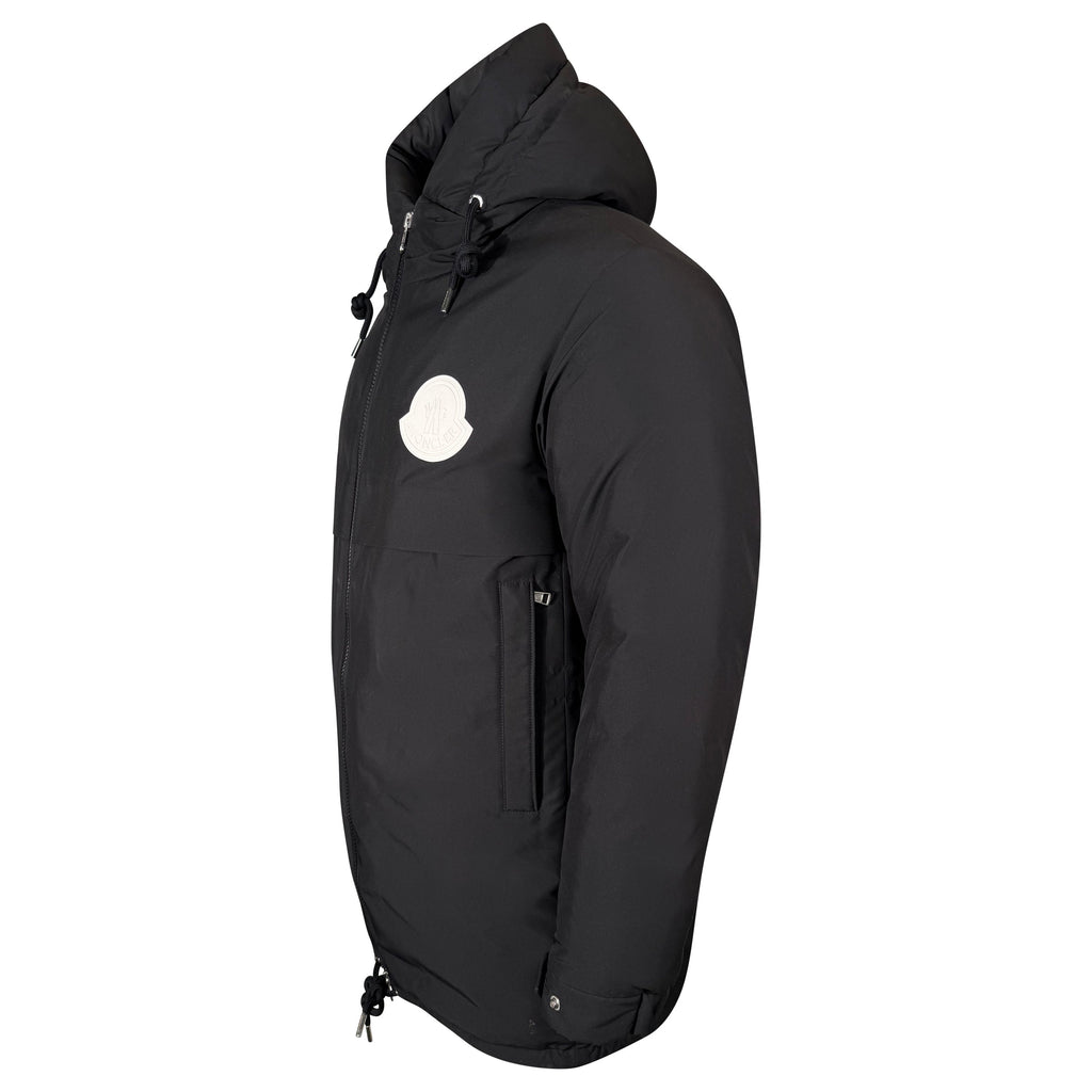 MONCLER CHARNIER BLACK DOWNN JACKET - SIZE 2 (Fits Large) - Affluent ArchivesUsed HIGH END DESIGNER CLOTHING