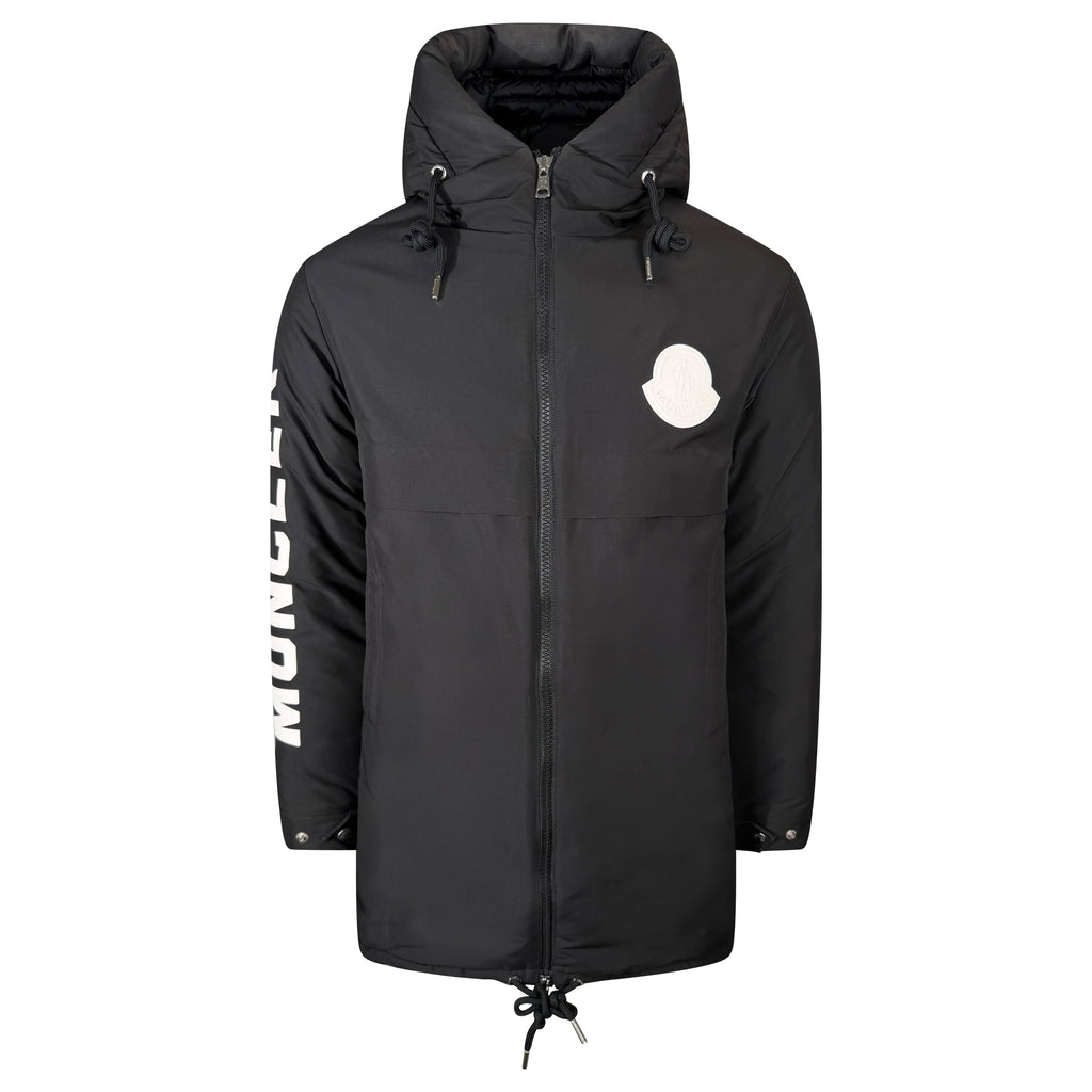 MONCLER CHARNIER BLACK DOWNN JACKET - SIZE 2 (Fits Large) - Affluent ArchivesUsed HIGH END DESIGNER CLOTHING