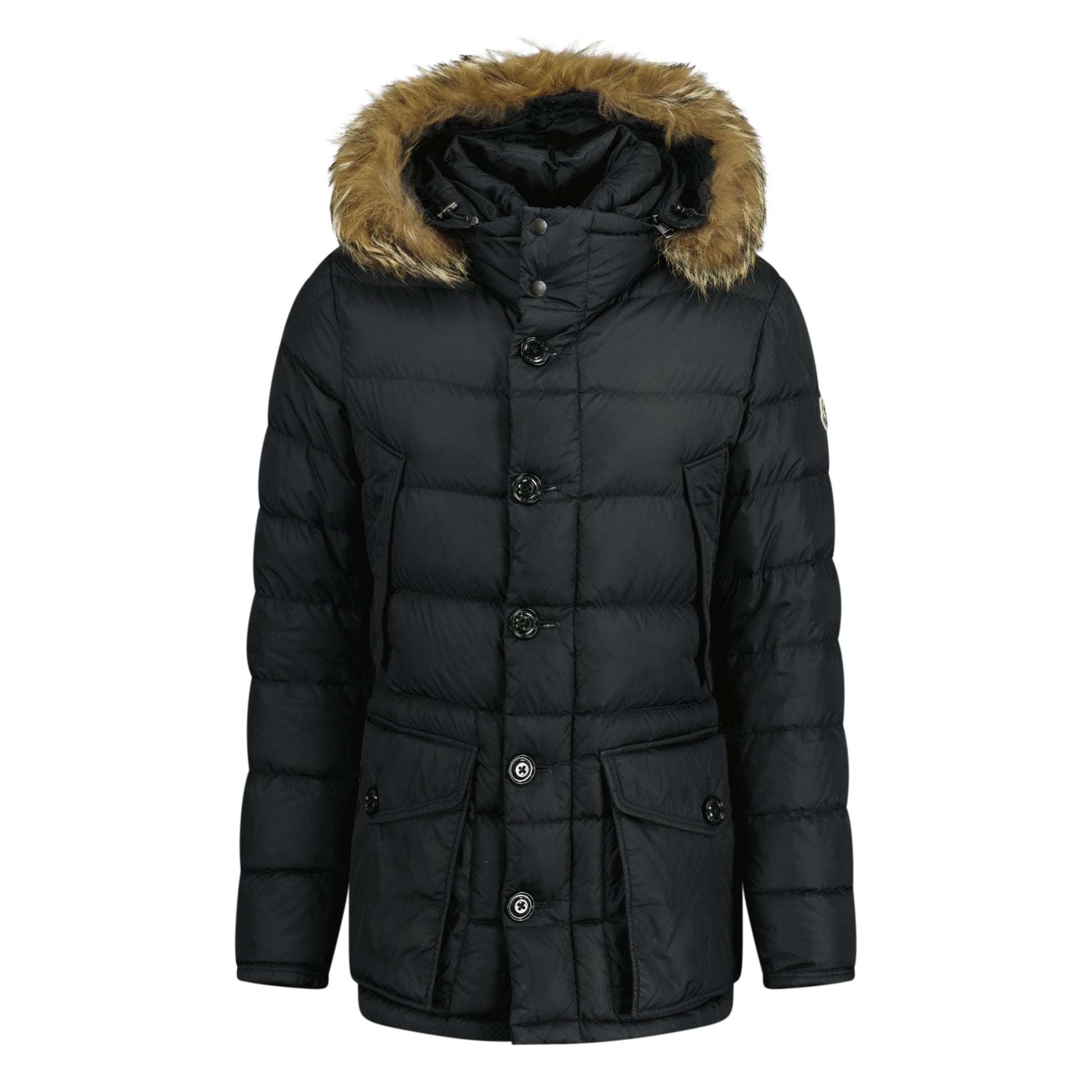MONCLER CLUNY BLACK - SIZE 2 (S/M) - Affluent ArchivesUsed HIGH END DESIGNER CLOTHING