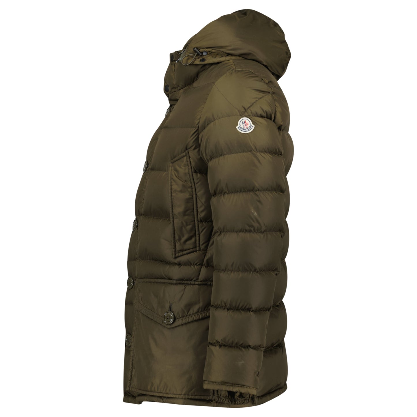 MONCLER CLUNY JACKET KHAKI - SIZE 2 - Affluent ArchivesUsed HIGH END DESIGNER CLOTHING
