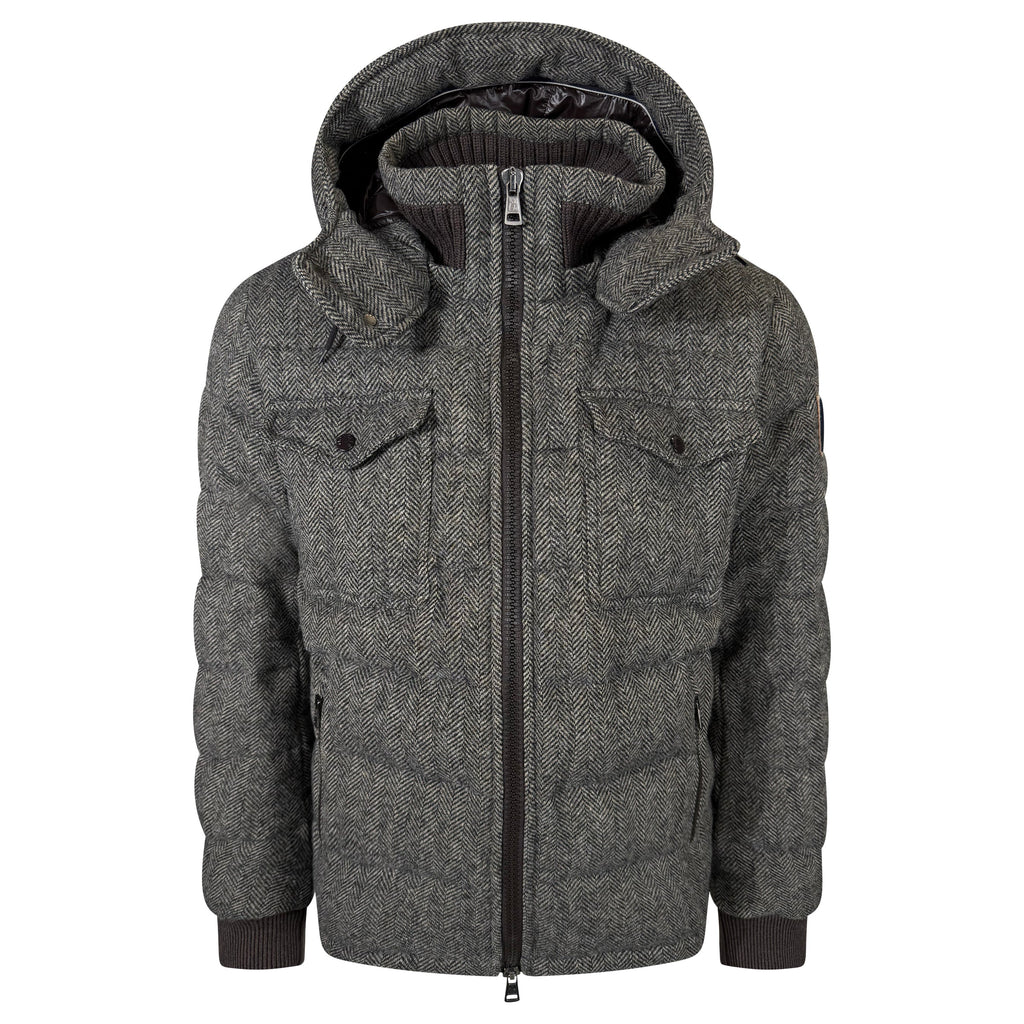 MONCLER FLORIAN JACKET GREY - SIZE 6 (Fits XL) - Affluent ArchivesUsed HIGH END DESIGNER CLOTHING