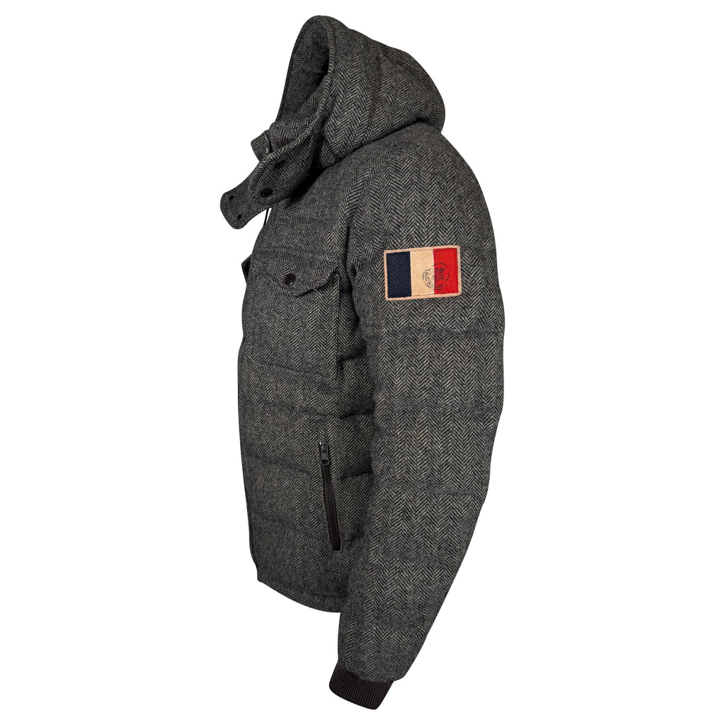 MONCLER FLORIAN JACKET GREY - SIZE 6 (Fits XL) - Affluent ArchivesUsed HIGH END DESIGNER CLOTHING
