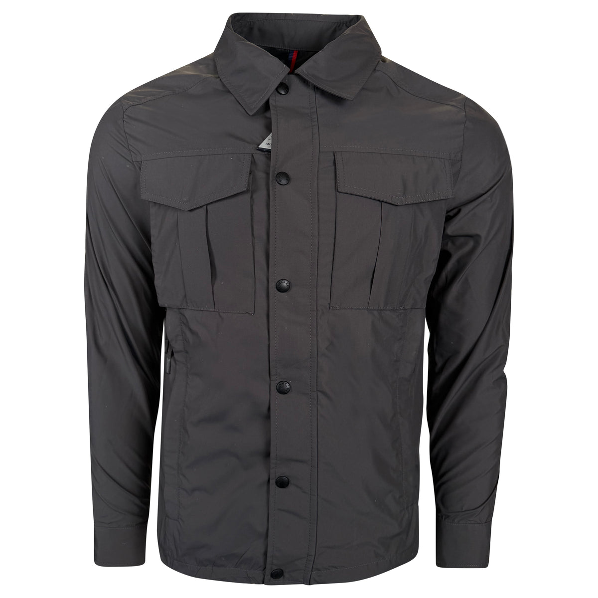 MONCLER FREMA OVER SHIRT JACKET GREY - SIZE 3 (M) | PRE OWNED - Affluent ArchivesUsed HIGH END DESIGNER CLOTHING