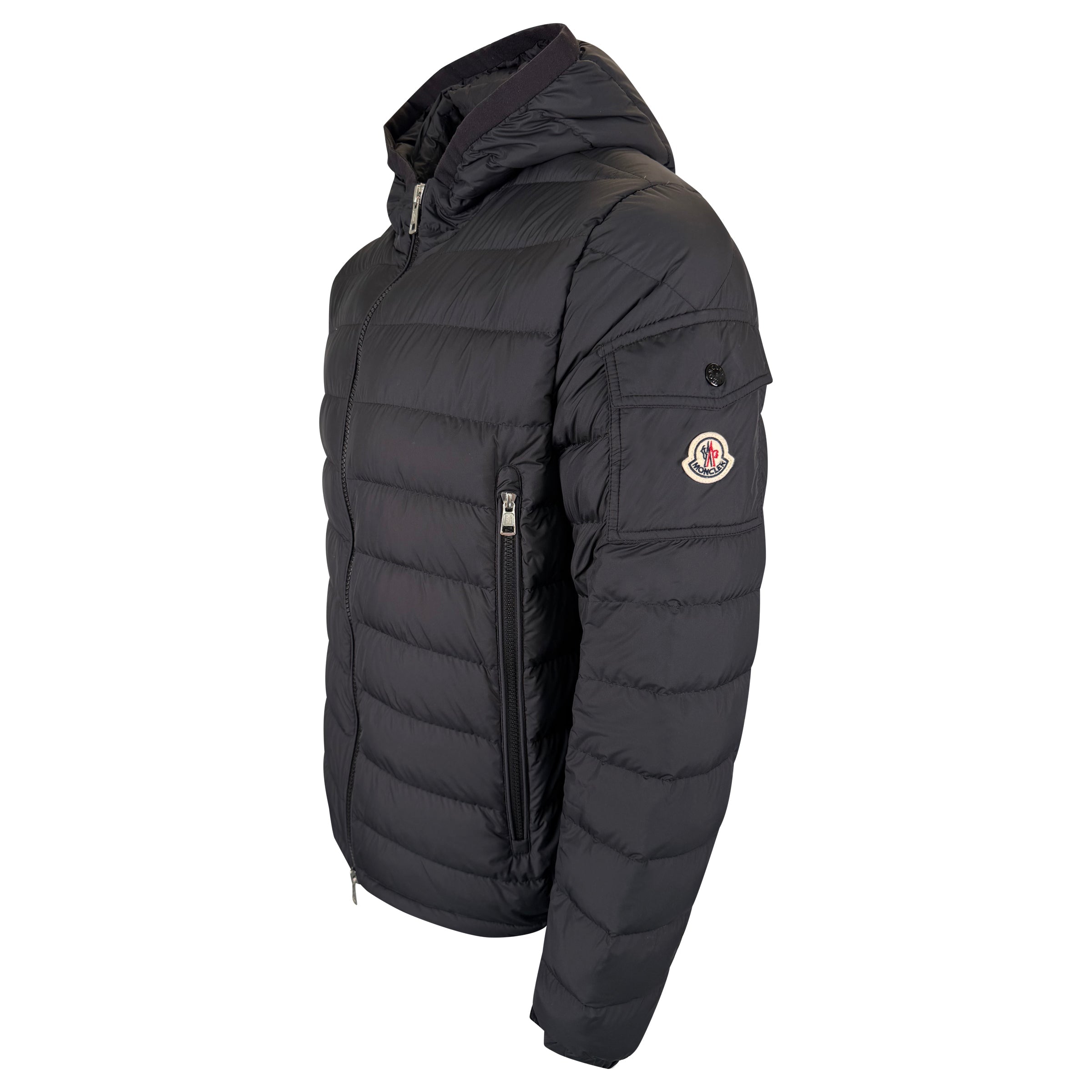 MONCLER GALION BLACK DOWN JACKET - SIZE 4 (LARGE) | PRE OWNED - Affluent ArchivesUsed HIGH END DESIGNER CLOTHING