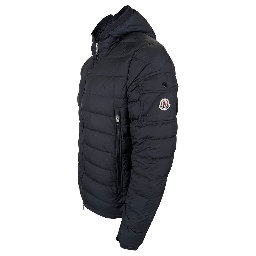 MONCLER GALION DOWN JACKET BLACK - SIZE 4 (L) | PRE OWNED - Affluent ArchivesUsed HIGH END DESIGNER CLOTHING