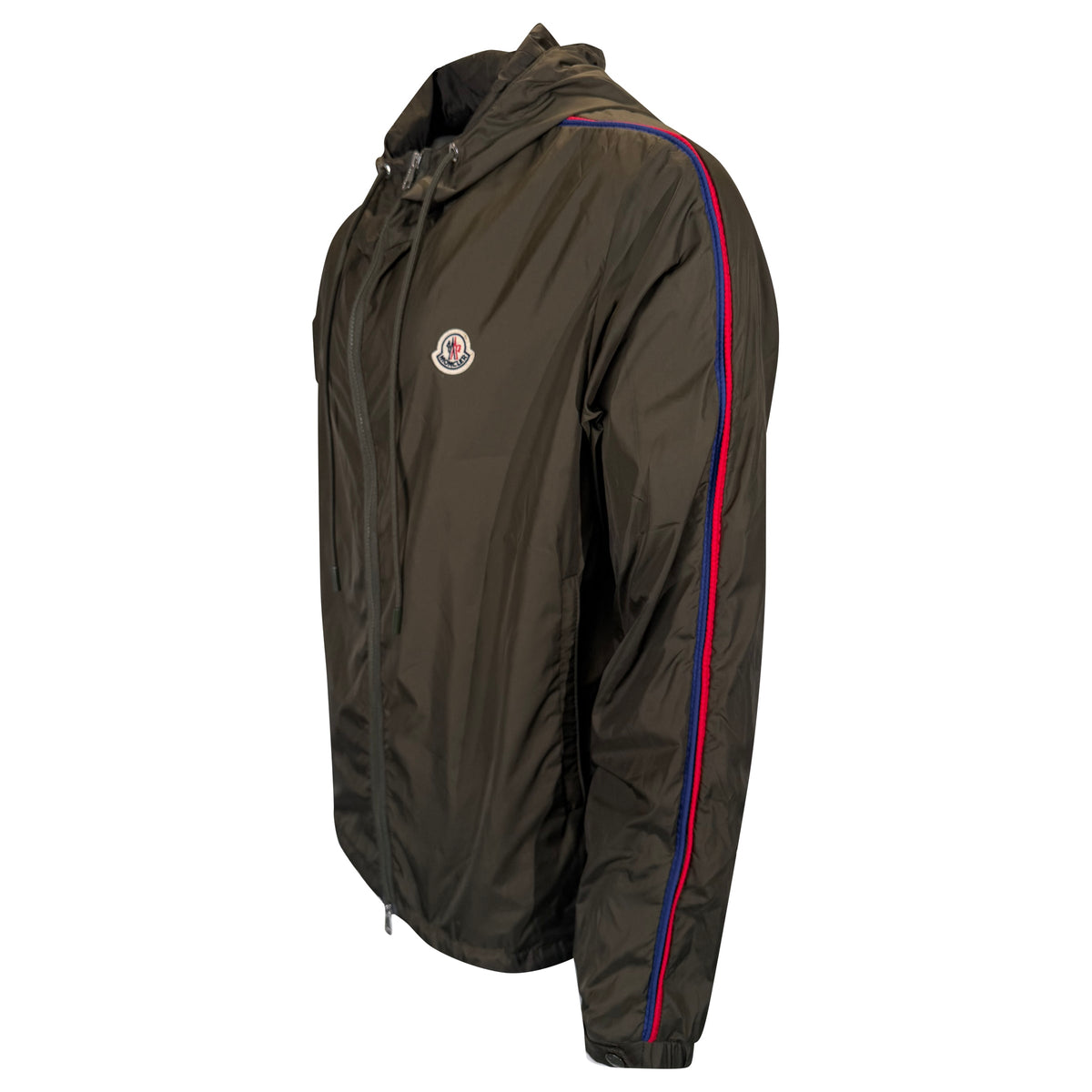 MONCLER HATAB KHAKI WINDBREAKER - SIZE 5 (XXL) | PRE OWNED - Affluent ArchivesUsed HIGH END DESIGNER CLOTHING