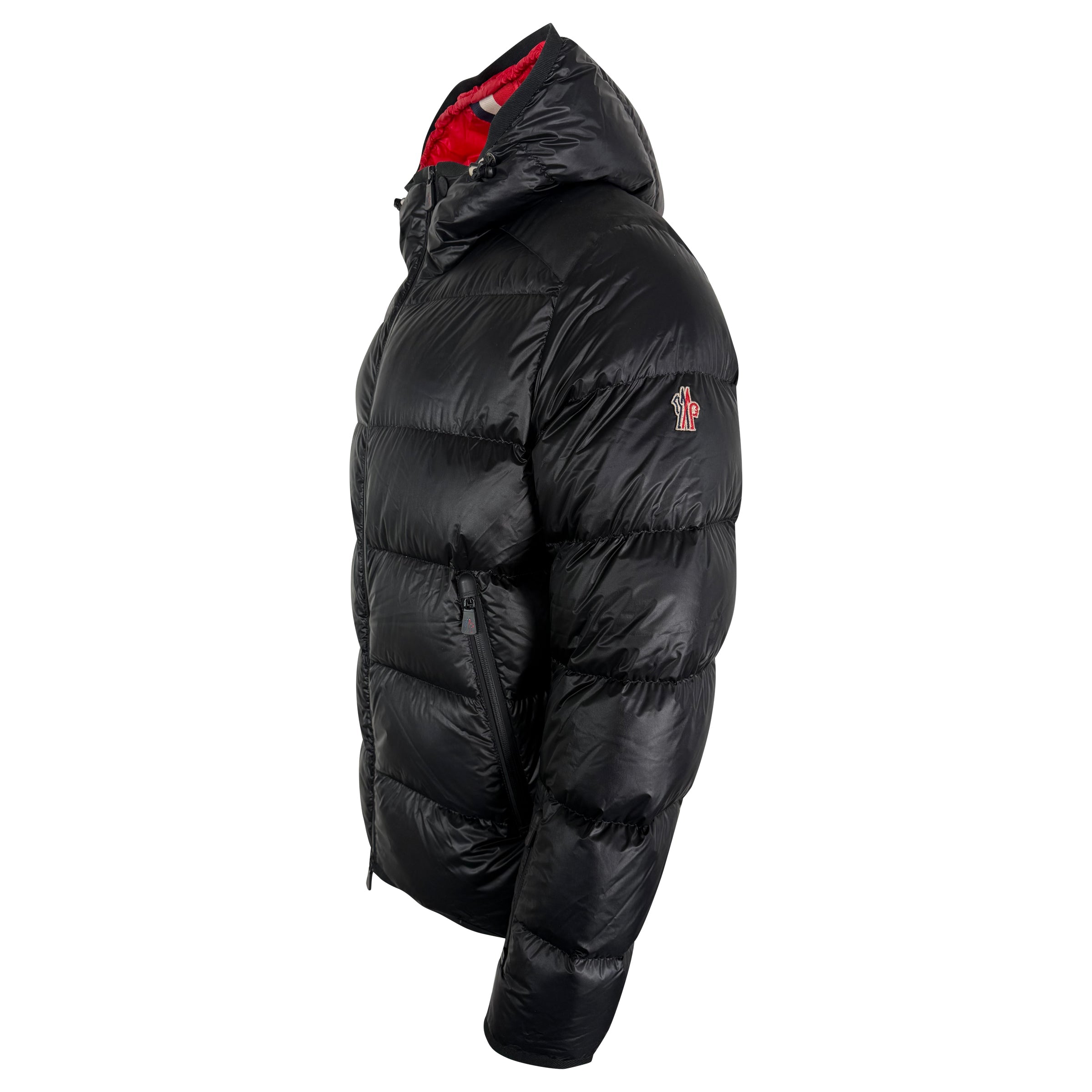MONCLER HINTERTUX GRENOBLE COAT BLACK - SIZE 5 (XL) - Affluent ArchivesUsed HIGH END DESIGNER CLOTHING