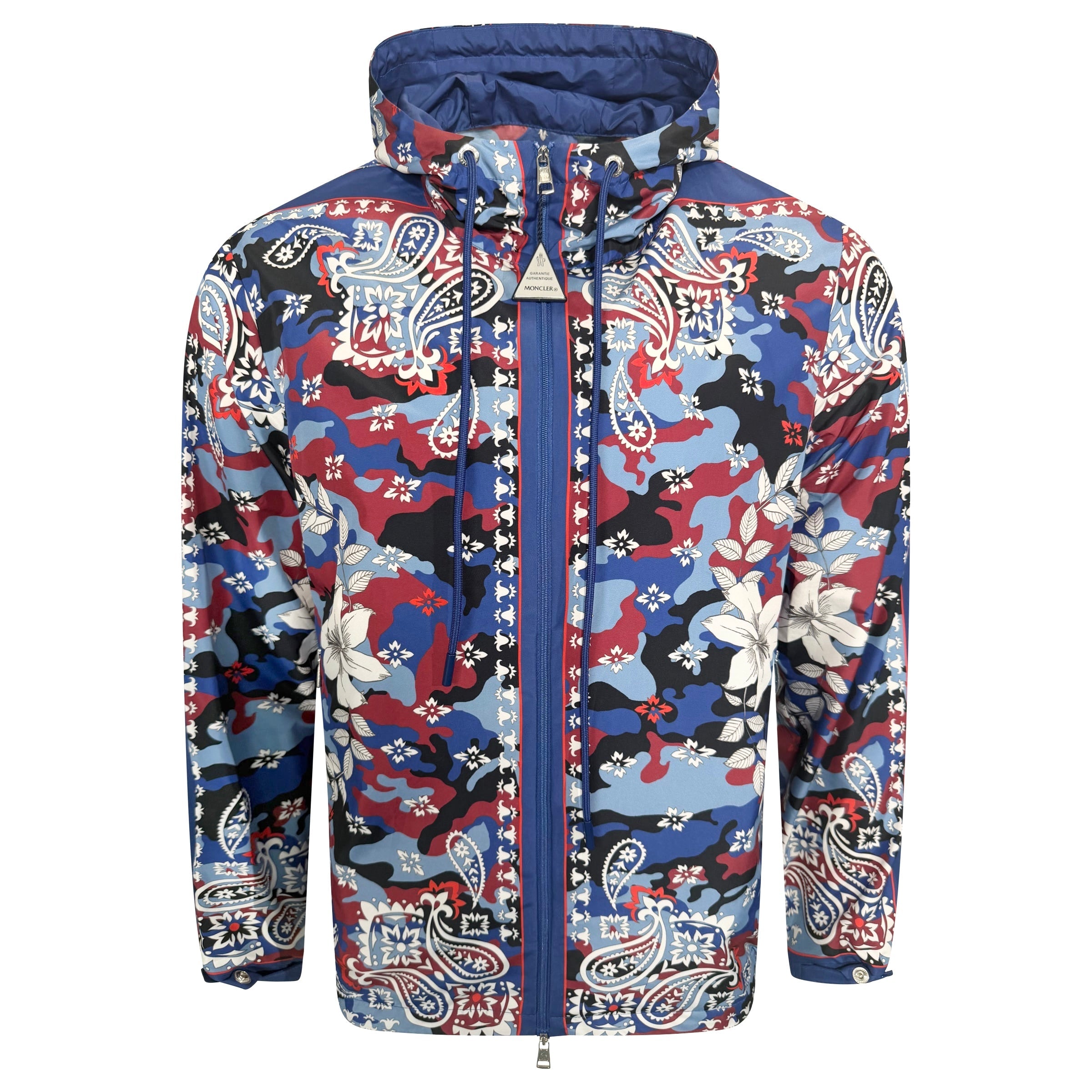 MONCLER HOTAY PRINTED WINDBREAKER - SIZE 3 (Fits Large) | NEW - Affluent ArchivesUsed HIGH END DESIGNER CLOTHING