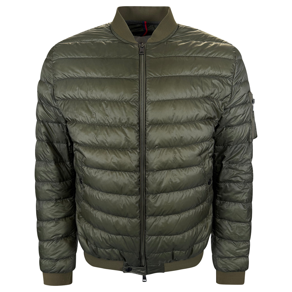 MONCLER KHAKI AIDEN GUIBBOTTO DOWN JACKET - SIZE 5 (XL) | PRE OWNED - Affluent ArchivesUsed HIGH END DESIGNER CLOTHING