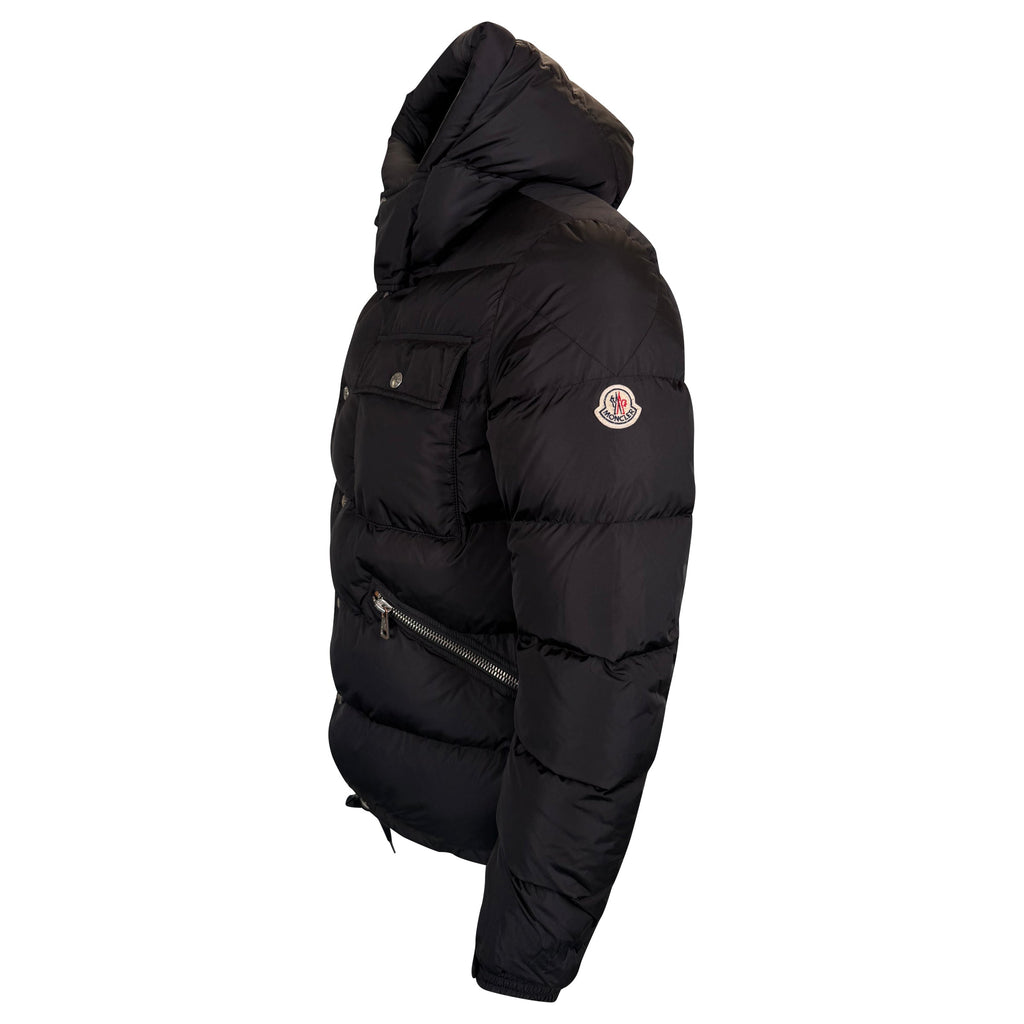 MONCLER LIORAN PUFFER COAT BLACK - SIZE 3 (M) | PRE OWNED - Affluent ArchivesUsed HIGH END DESIGNER CLOTHING
