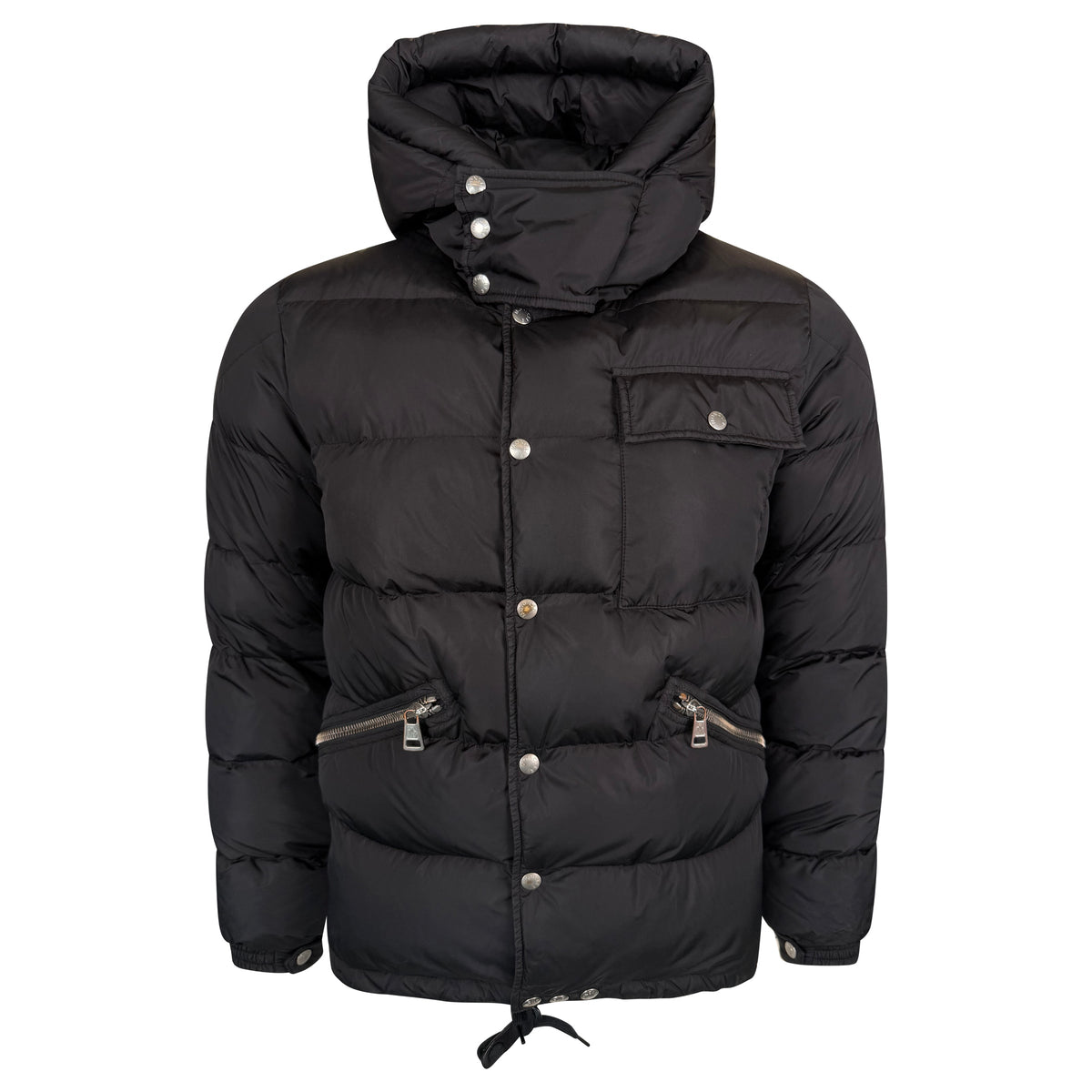 MONCLER LIORAN PUFFER COAT BLACK - SIZE 3 (M) | PRE OWNED - Affluent ArchivesUsed HIGH END DESIGNER CLOTHING