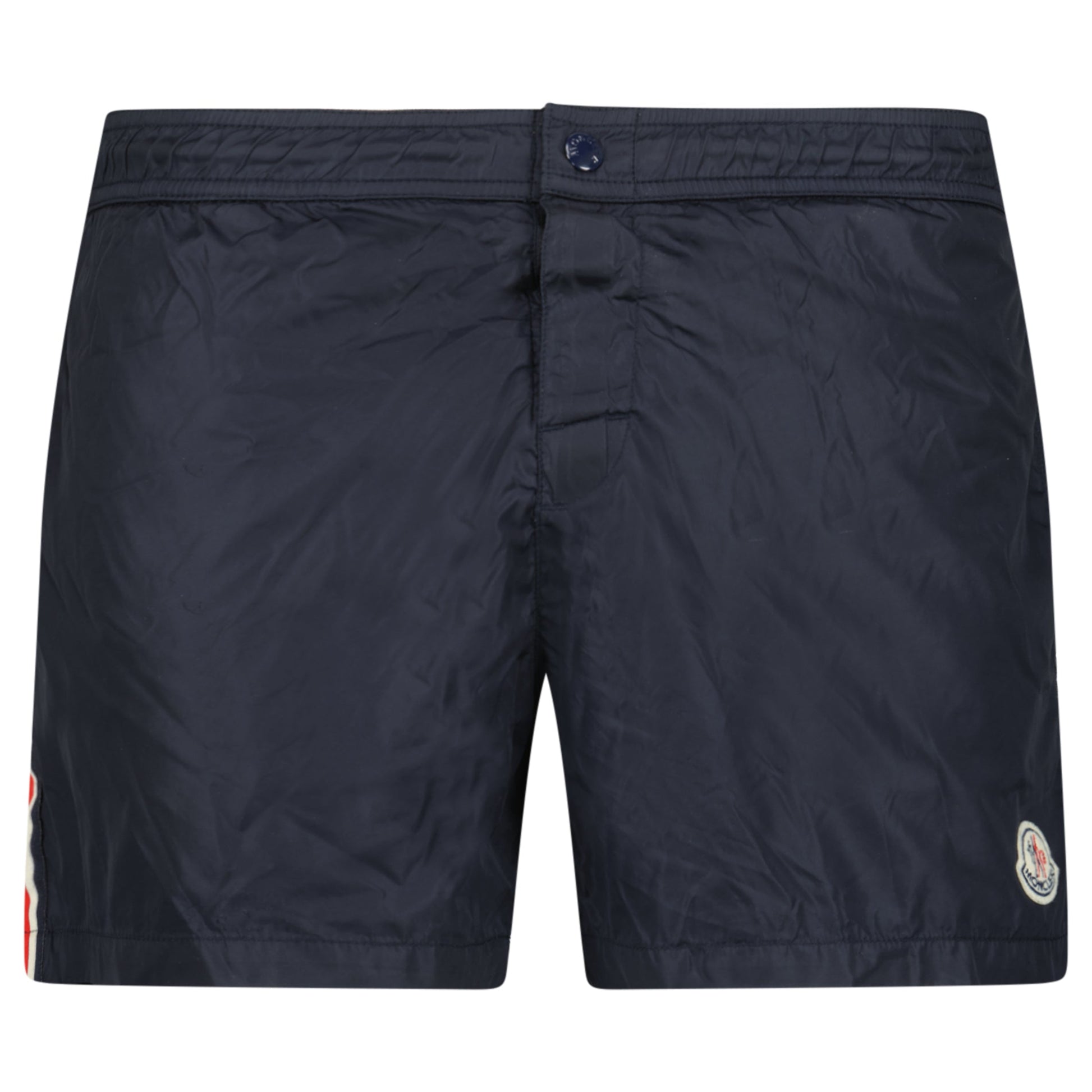 MONCLER LOGO SWIM SHORTS NAVY - LARGE - Affluent ArchivesUsed HIGH END DESIGNER CLOTHING