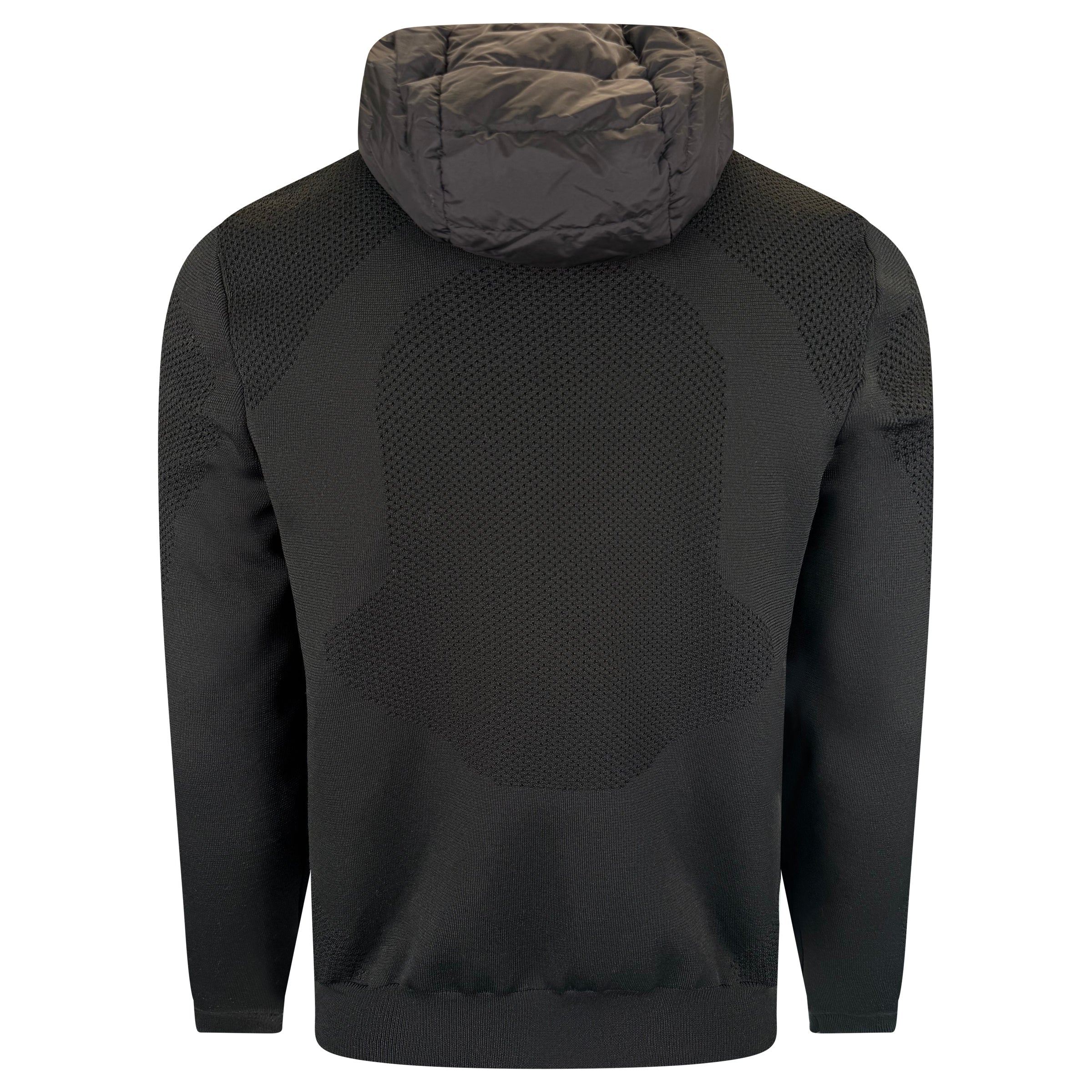 MONCLER MAGLIA PADDED BLACK CARDGAN - XL | PRE OWNED - Affluent ArchivesUsed HIGH END DESIGNER CLOTHING