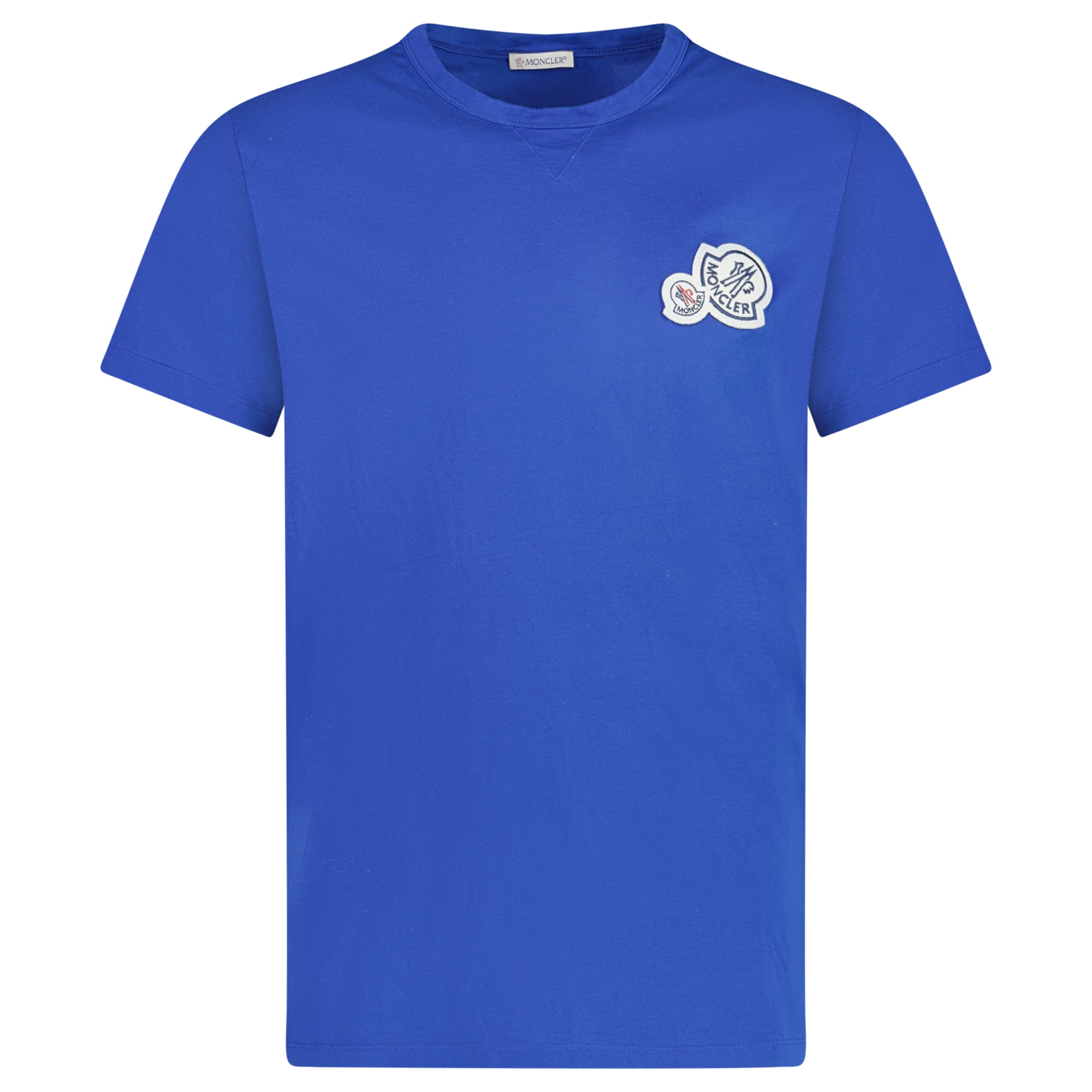 MONCLER T SHIRT BLUE T SHIRT - MEDIUM - Affluent ArchivesUsed HIGH END DESIGNER CLOTHING