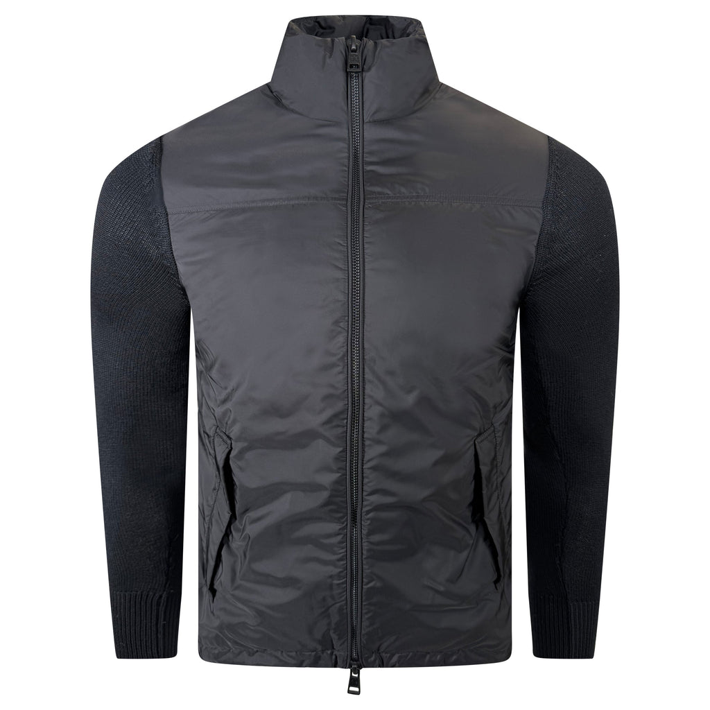 MONCLER TRICOT KNIT JACKET BLACK - SMALL - Affluent ArchivesUsed HIGH END DESIGNER CLOTHING