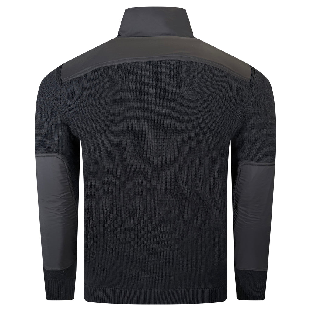 MONCLER TRICOT KNIT JACKET BLACK - SMALL - Affluent ArchivesUsed HIGH END DESIGNER CLOTHING