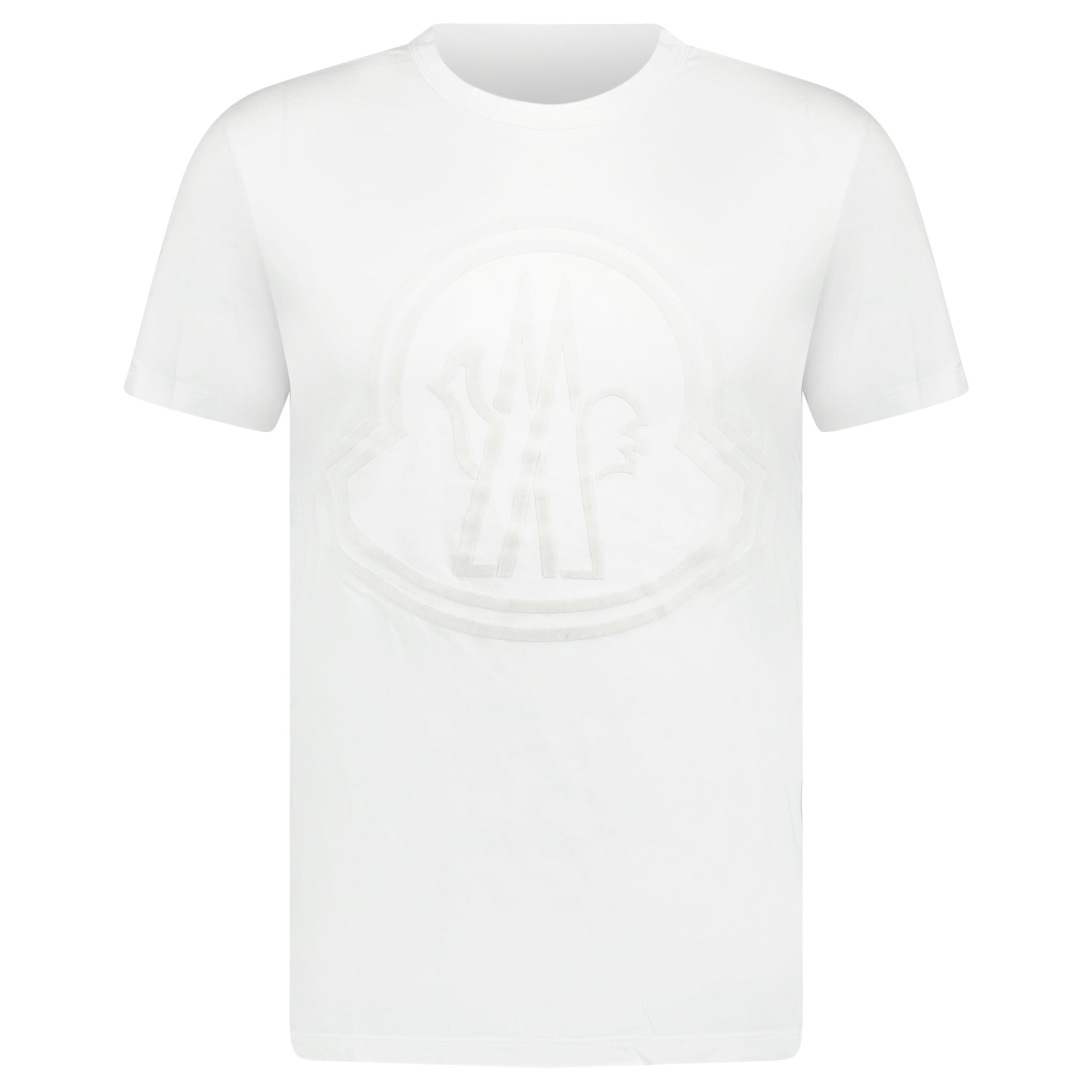 MONCLER WHITE MAGLIA T SHIRT - MEDIUM - affluentarchivesUsed HIGH END DESIGNER CLOTHING