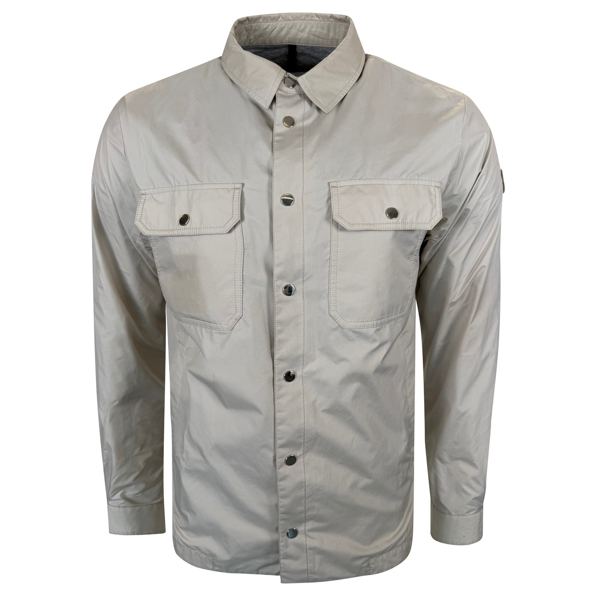 MONLER PIZ OVER SHIRT JACKET BEIGE - SIZE 3 (M) | PRE OWNED - Affluent ArchivesUsed HIGH END DESIGNER CLOTHING