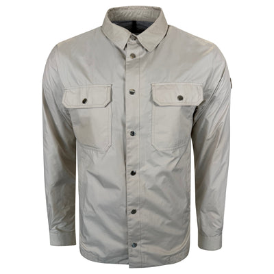 MONLER PIZ OVER SHIRT JACKET BEIGE - SIZE 3 (M) | PRE OWNED - Affluent ArchivesUsed HIGH END DESIGNER CLOTHING