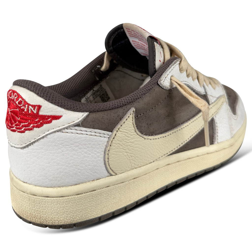 NIKE TRAVIS SCOTT X AIR JORDAN REVERSE MOCHA LOW OG - UK 7.5 | PRE OWNED - Affluent ArchivesUsed HIGH END DESIGNER CLOTHING