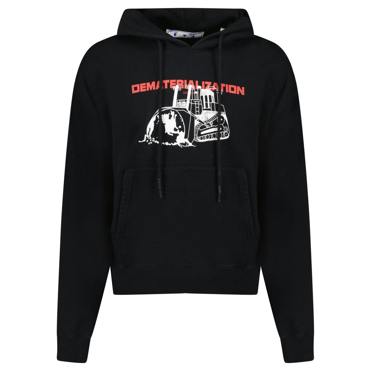 OFF WHITE HOODIE BLACK/WHITE - MEDIUM - Affluent ArchivesUsed HIGH END DESIGNER CLOTHING