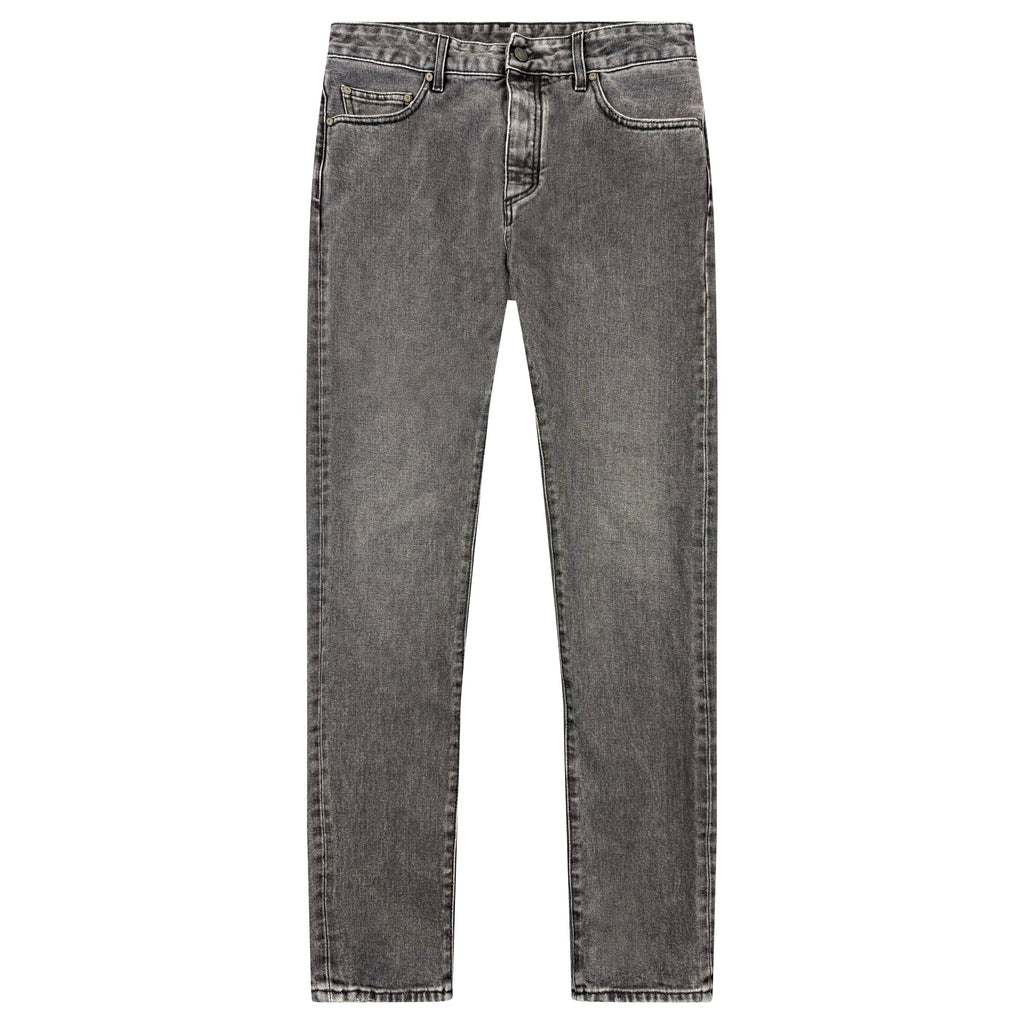 PALM ANGELS GREY LOGO JEANS - 30W / 31L - Affluent ArchivesUsed HIGH END DESIGNER CLOTHING