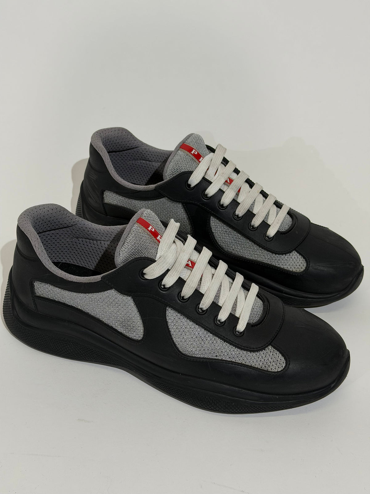 PRADA AMERICA CUP BLACK - UK 9 (Fits 10) | PRE OWNED - Affluent ArchivesUsed HIGH END DESIGNER CLOTHING