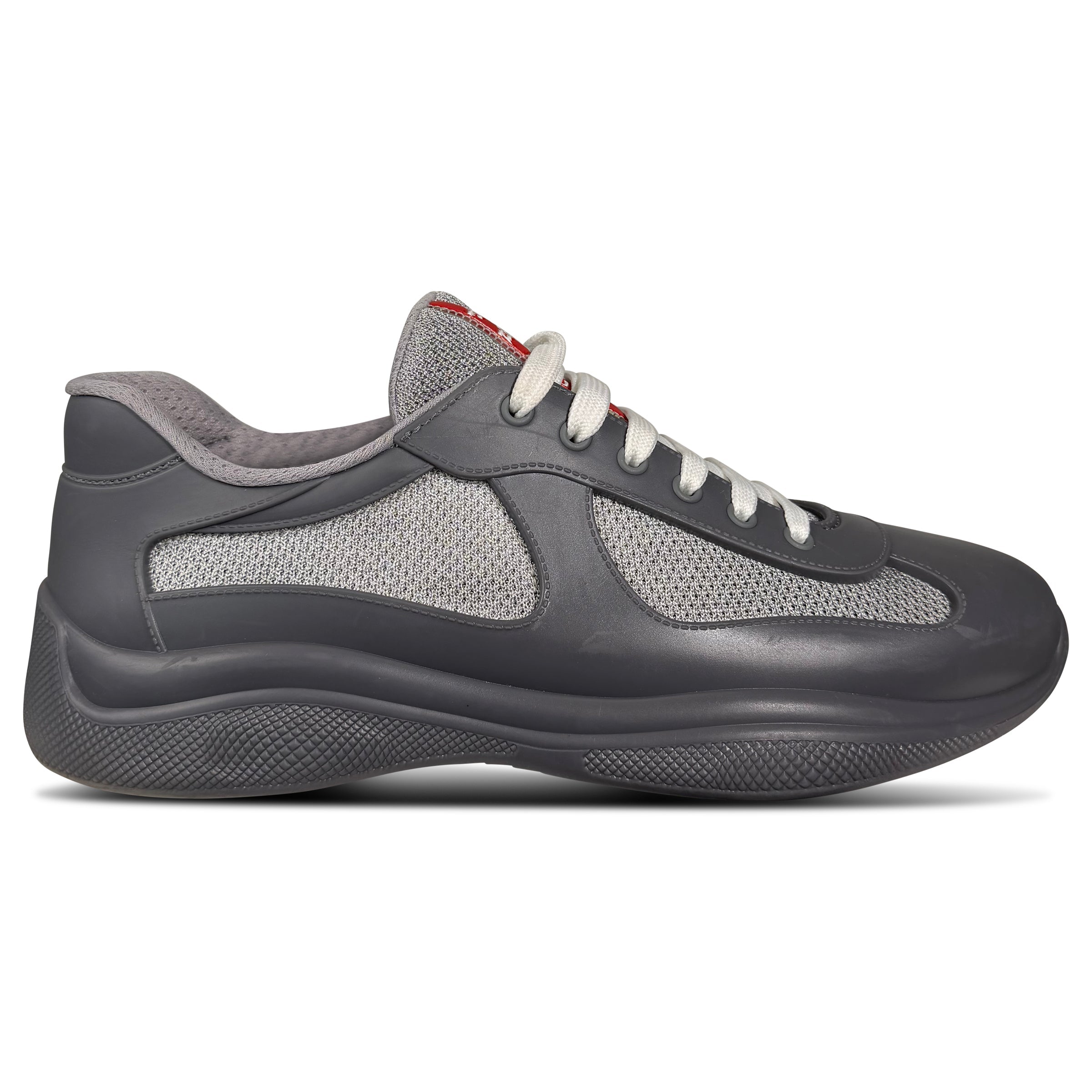 PRADA AMERICA CUP GREY - UK 10 (Fits 11) | PRE OWNED - Affluent ArchivesUsed HIGH END DESIGNER CLOTHING
