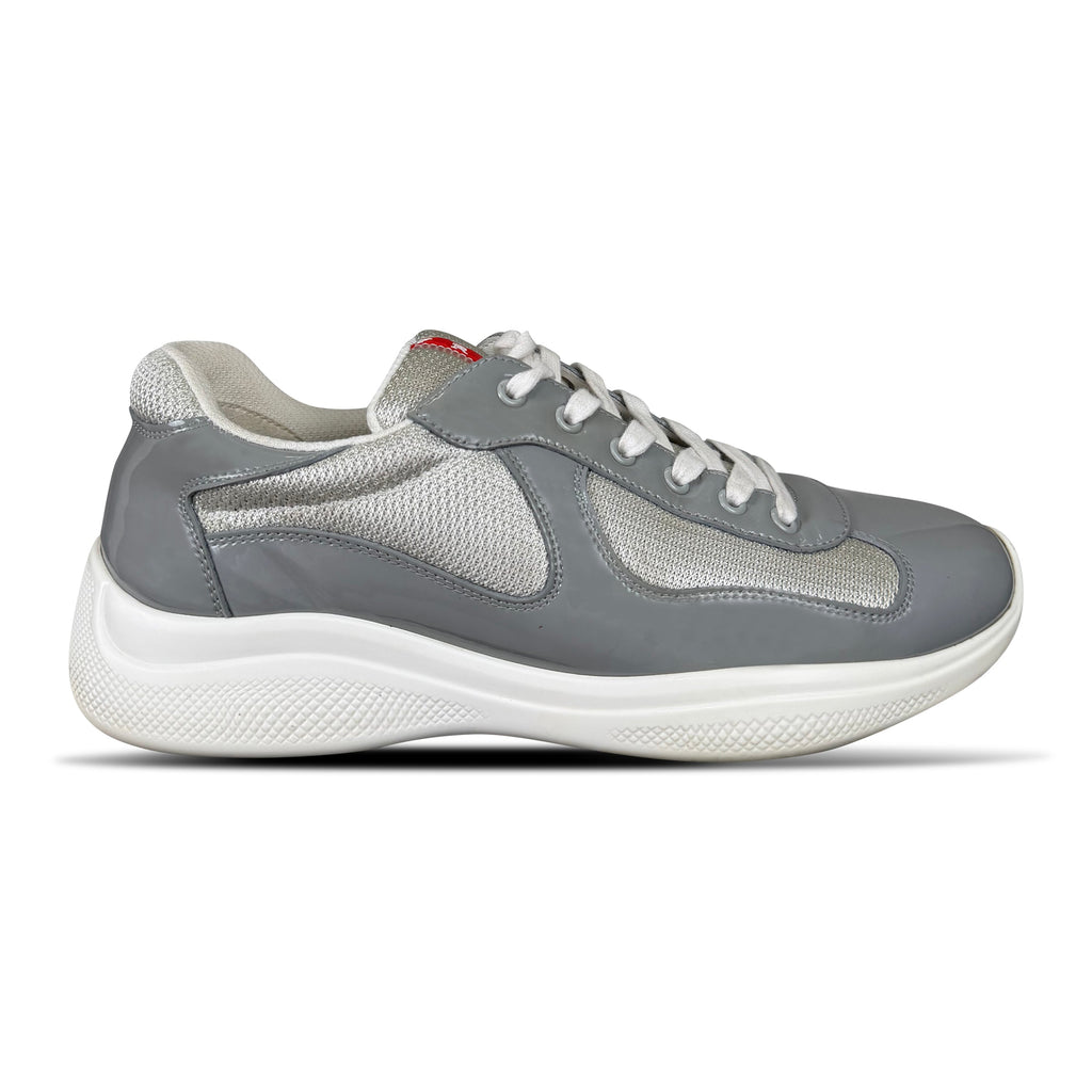 PRADA AMERICA CUP GREY - UK 7 (Fits 8) - Affluent ArchivesUsed HIGH END DESIGNER CLOTHING