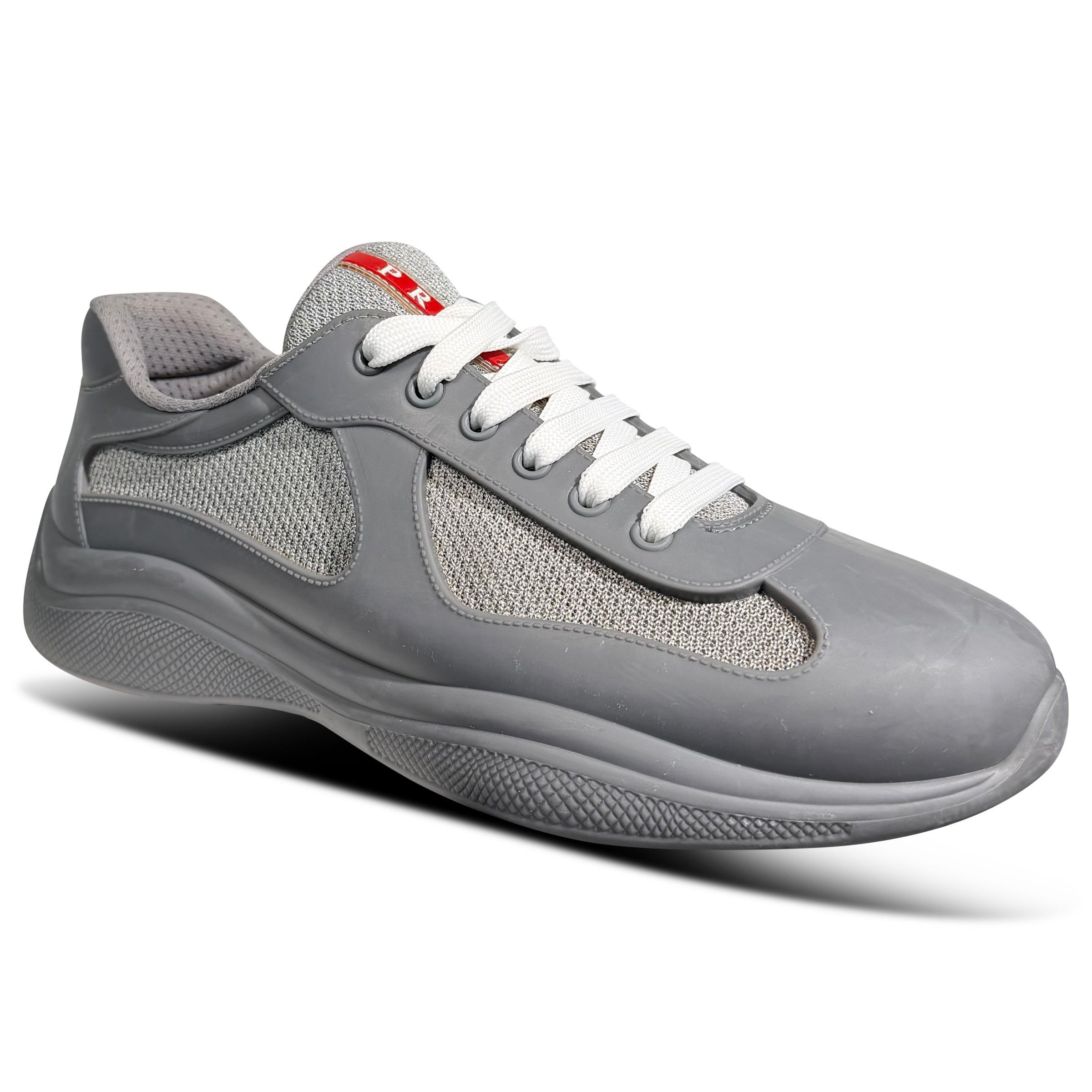 PRADA AMERICA CUP GREY - UK 7 (Fits 8) | PRE OWNED - Affluent ArchivesUsed HIGH END DESIGNER CLOTHING