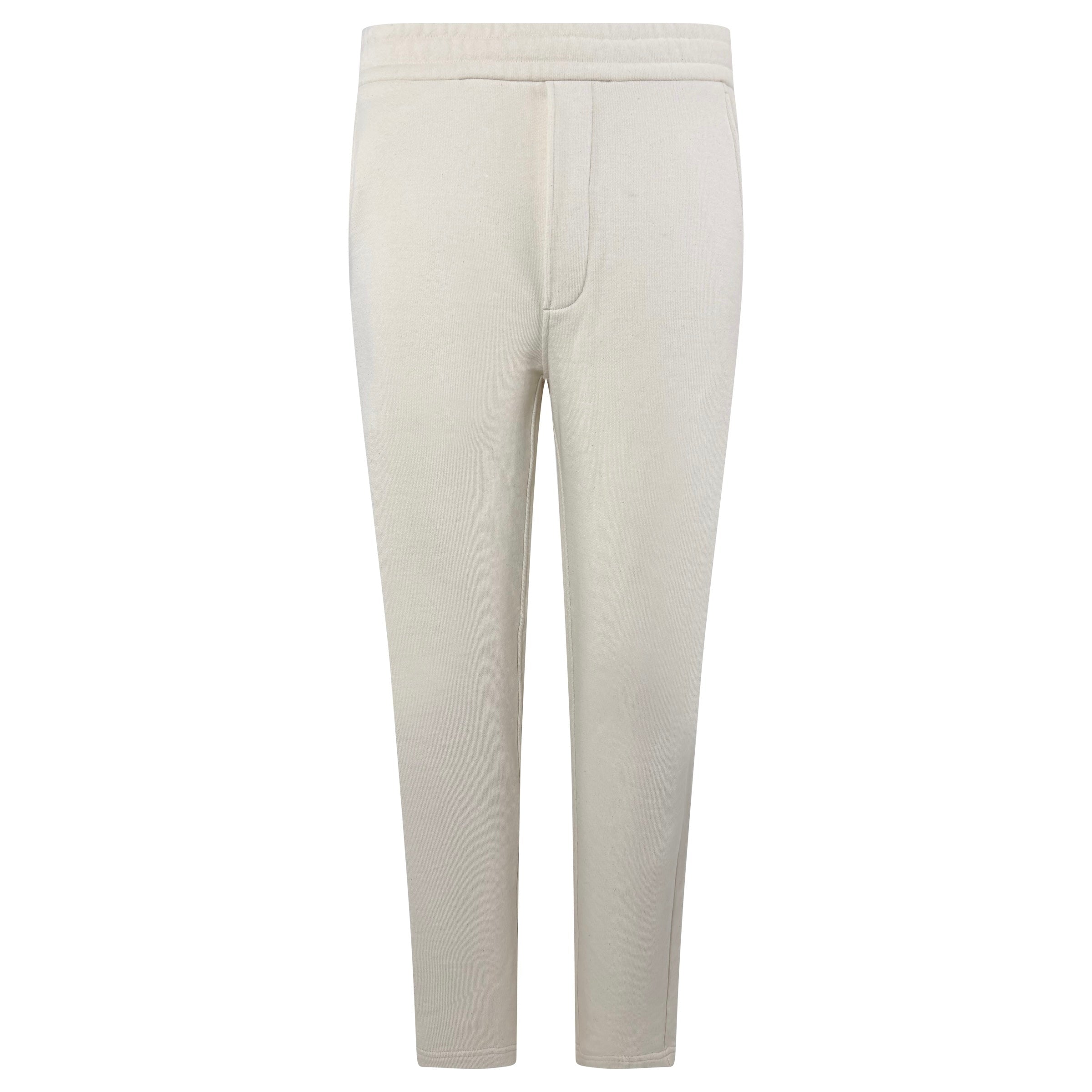 PRADA BEIGE PLAQUE TRACK PANTS - SMALL (Fit Large) - Affluent ArchivesUsed HIGH END DESIGNER CLOTHING