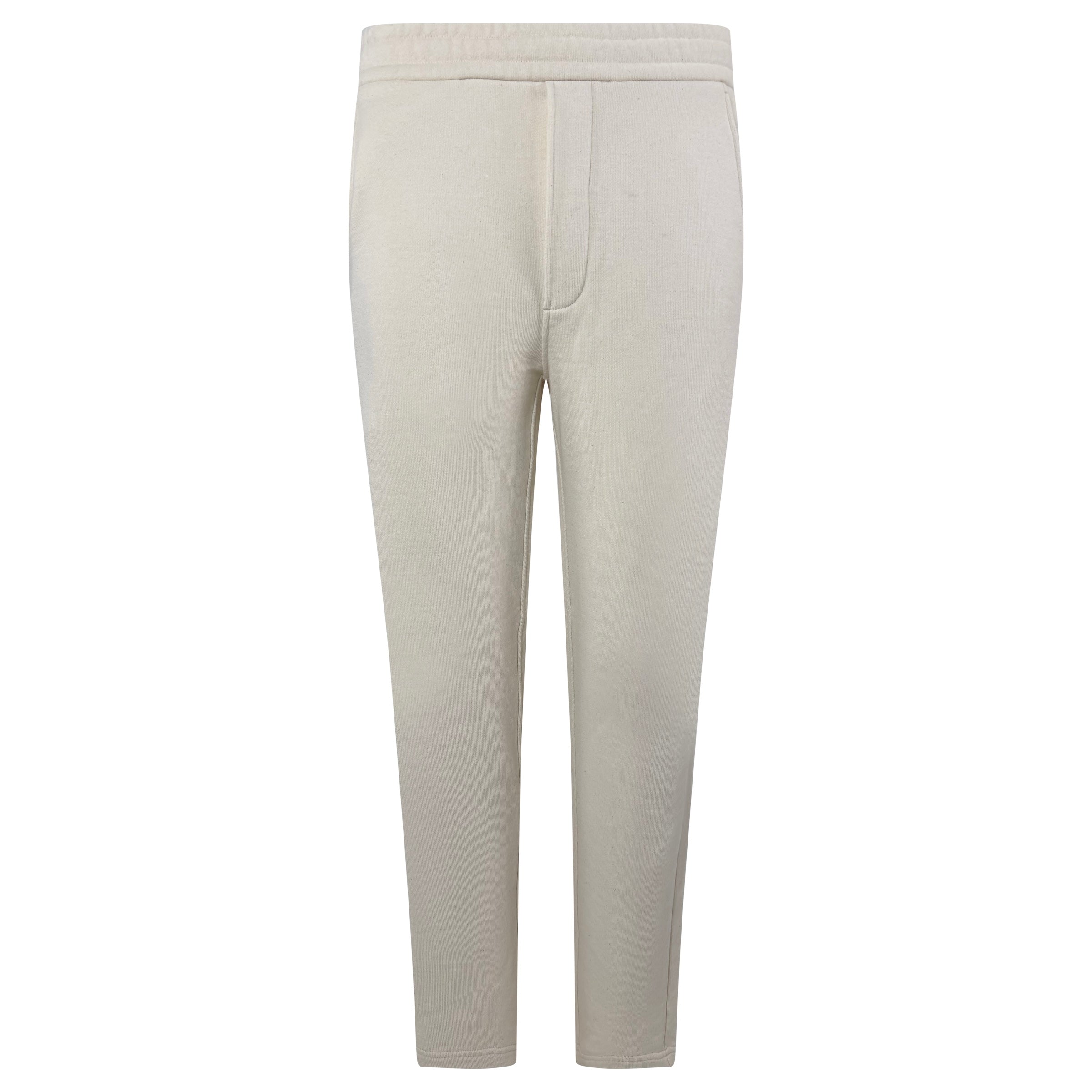 PRADA BEIGE PLAQUE TRACK PANTS - SMALL (Fit Large) - Affluent ArchivesUsed HIGH END DESIGNER CLOTHING