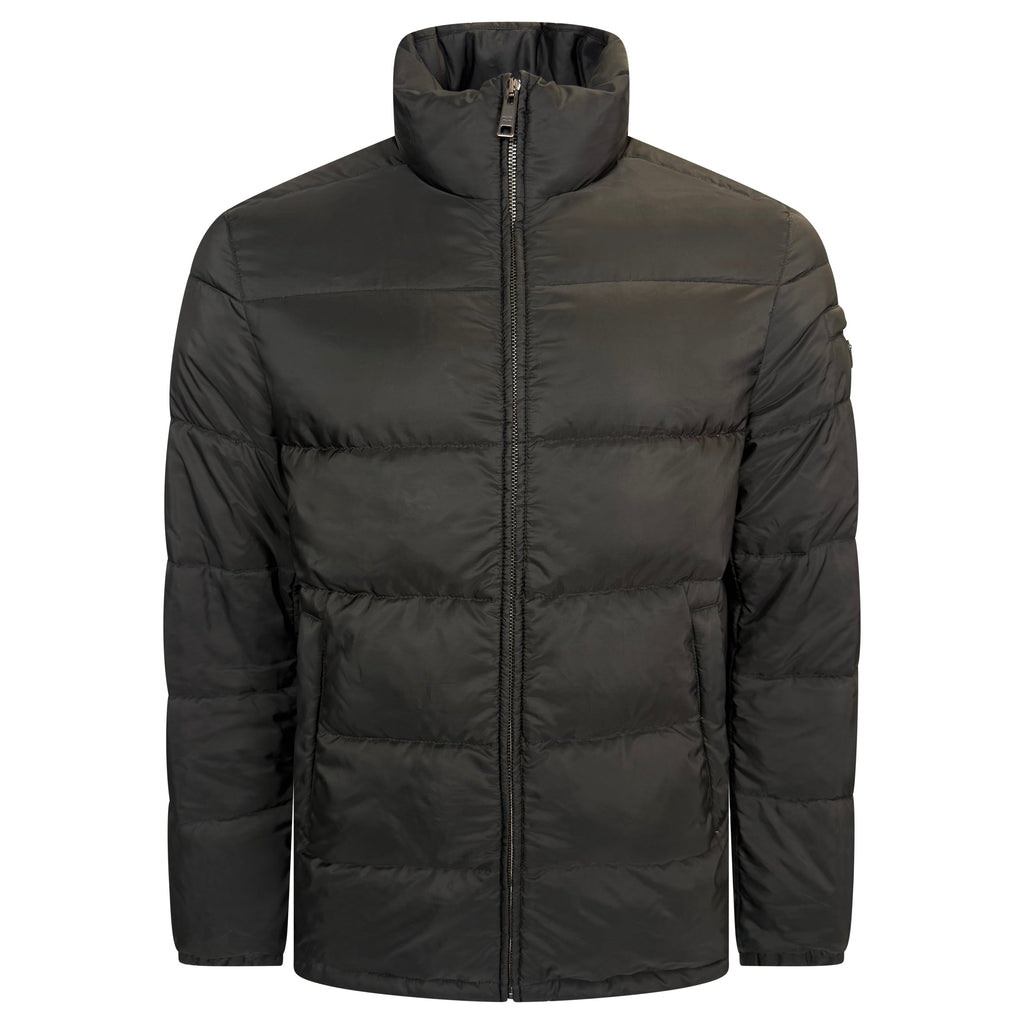 PRADA BLACK DOWN COAT - LARGE (50) - Affluent ArchivesUsed HIGH END DESIGNER CLOTHING