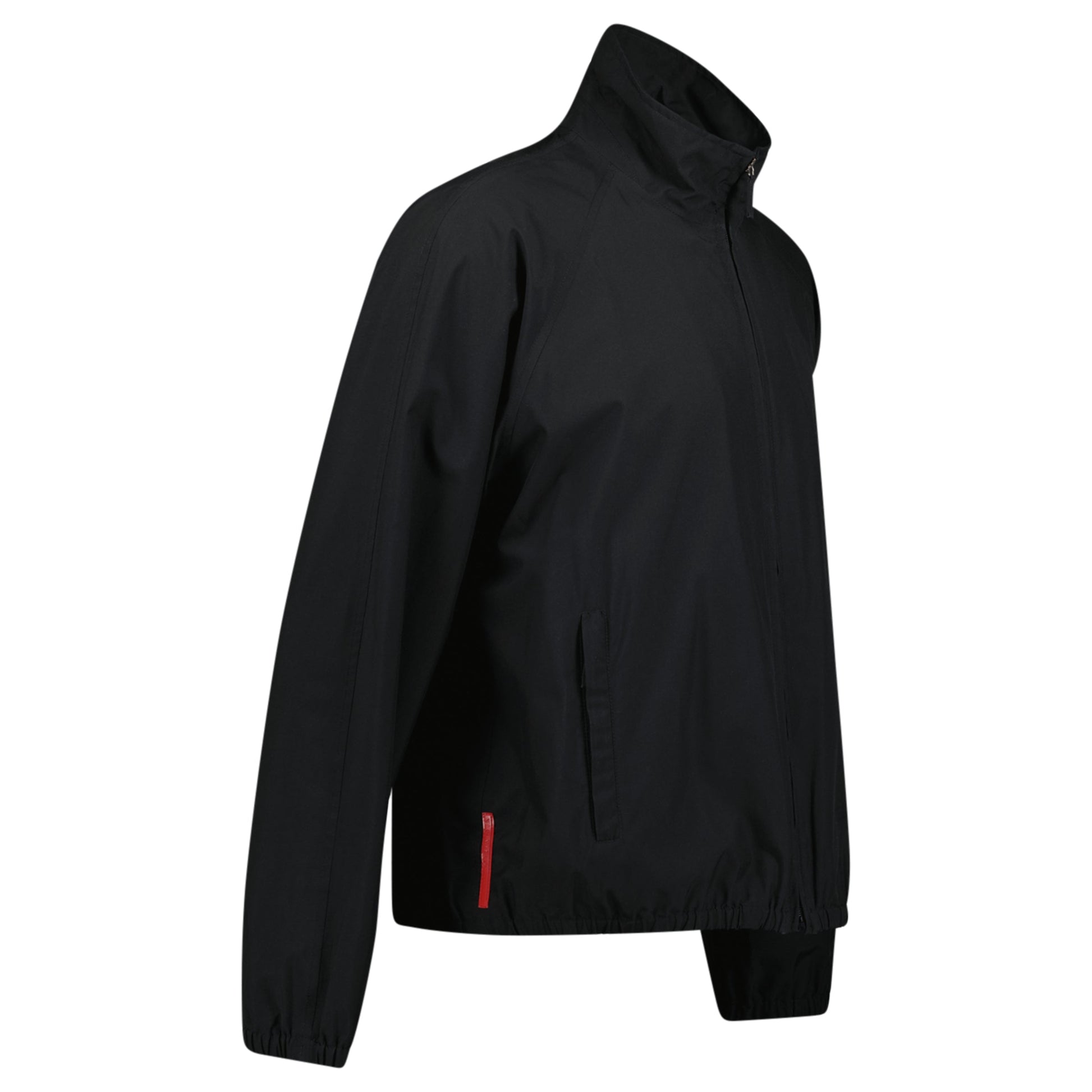PRADA BLACK LINEA ROSSA GORTEX JACKET - XXL (Fits large) - Affluent ArchivesUsed HIGH END DESIGNER CLOTHING